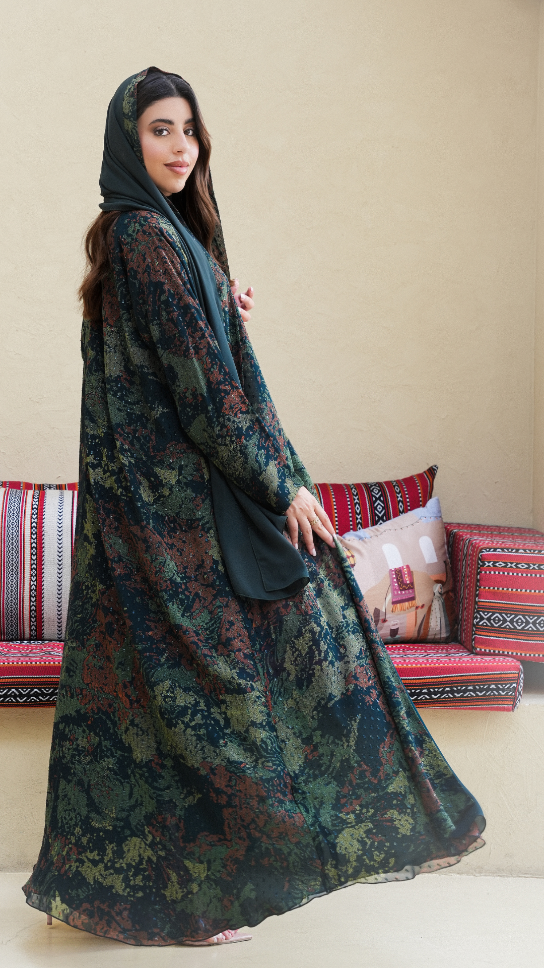 Abaya “Emerald Rustic”