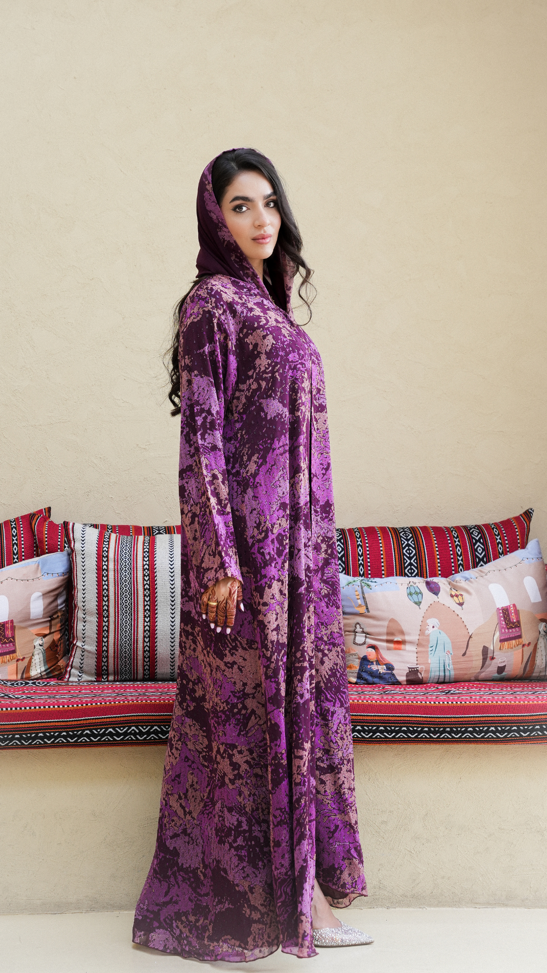 Abaya “Violet Whisper”