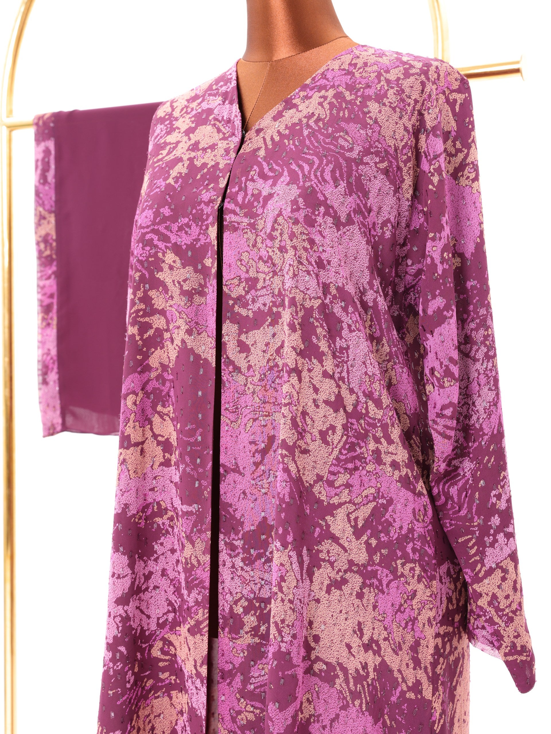 Abaya “Violet Whisper”