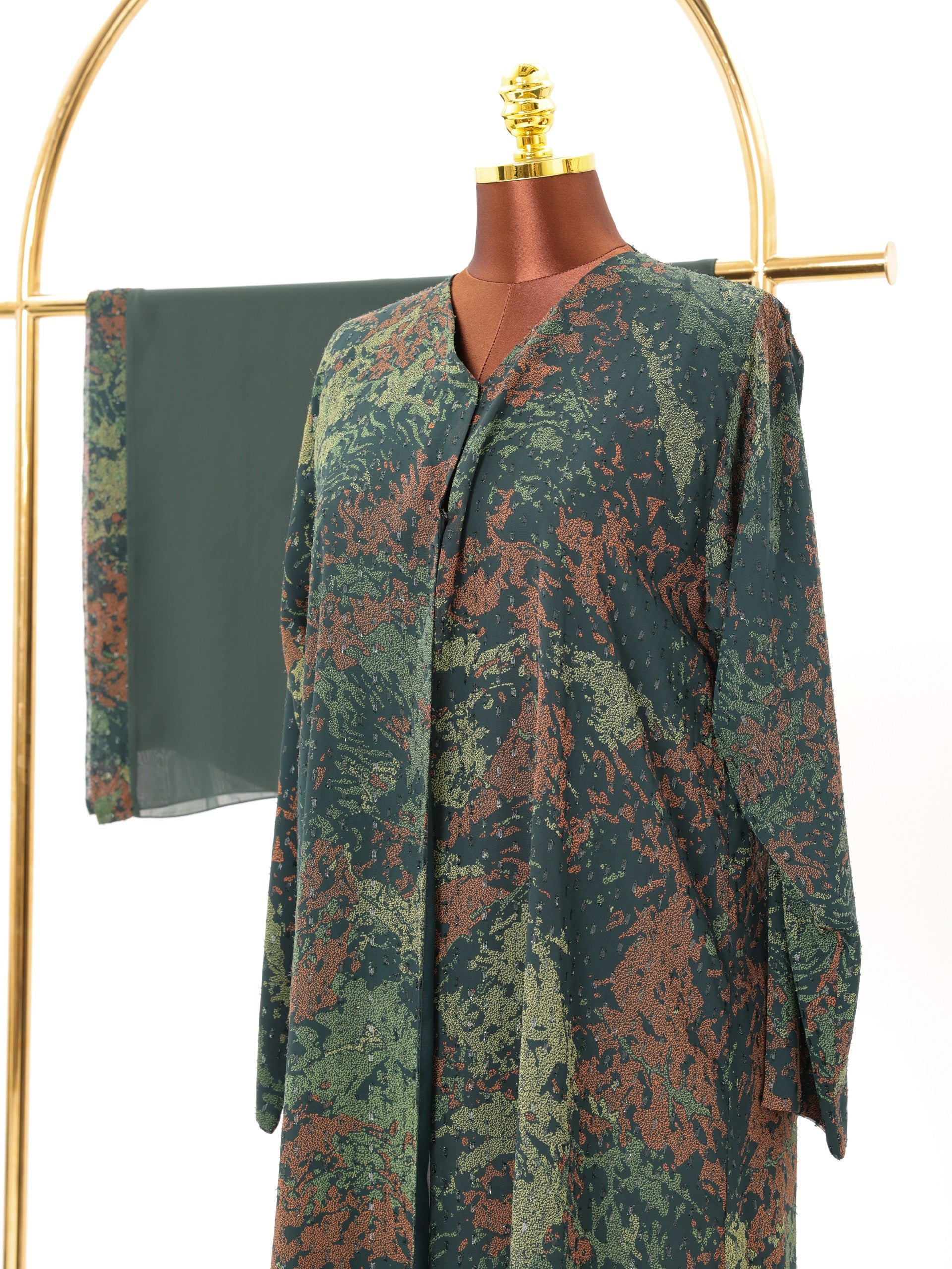 Abaya “Emerald Rustic”