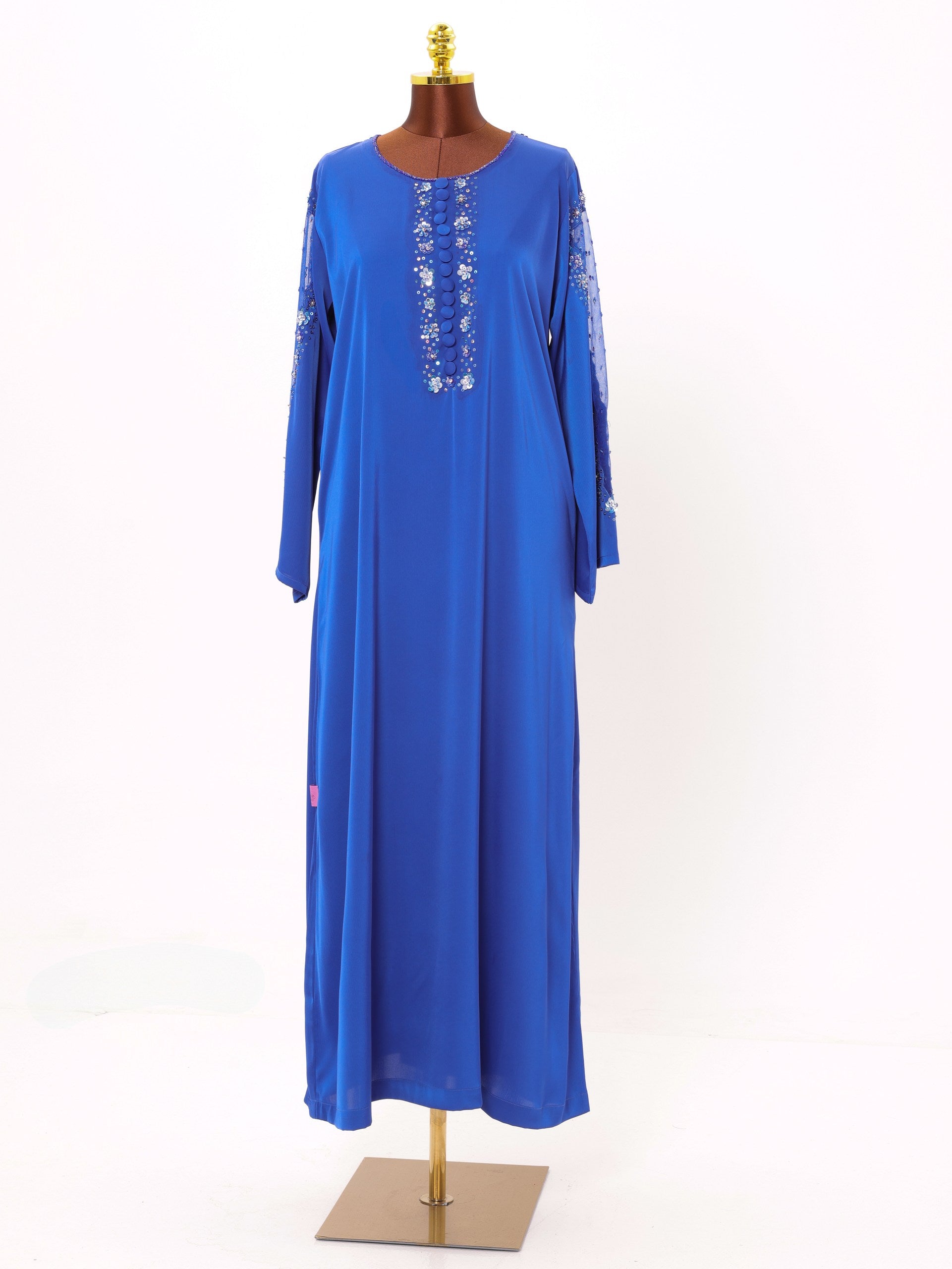 Sapphire Bloom Dress