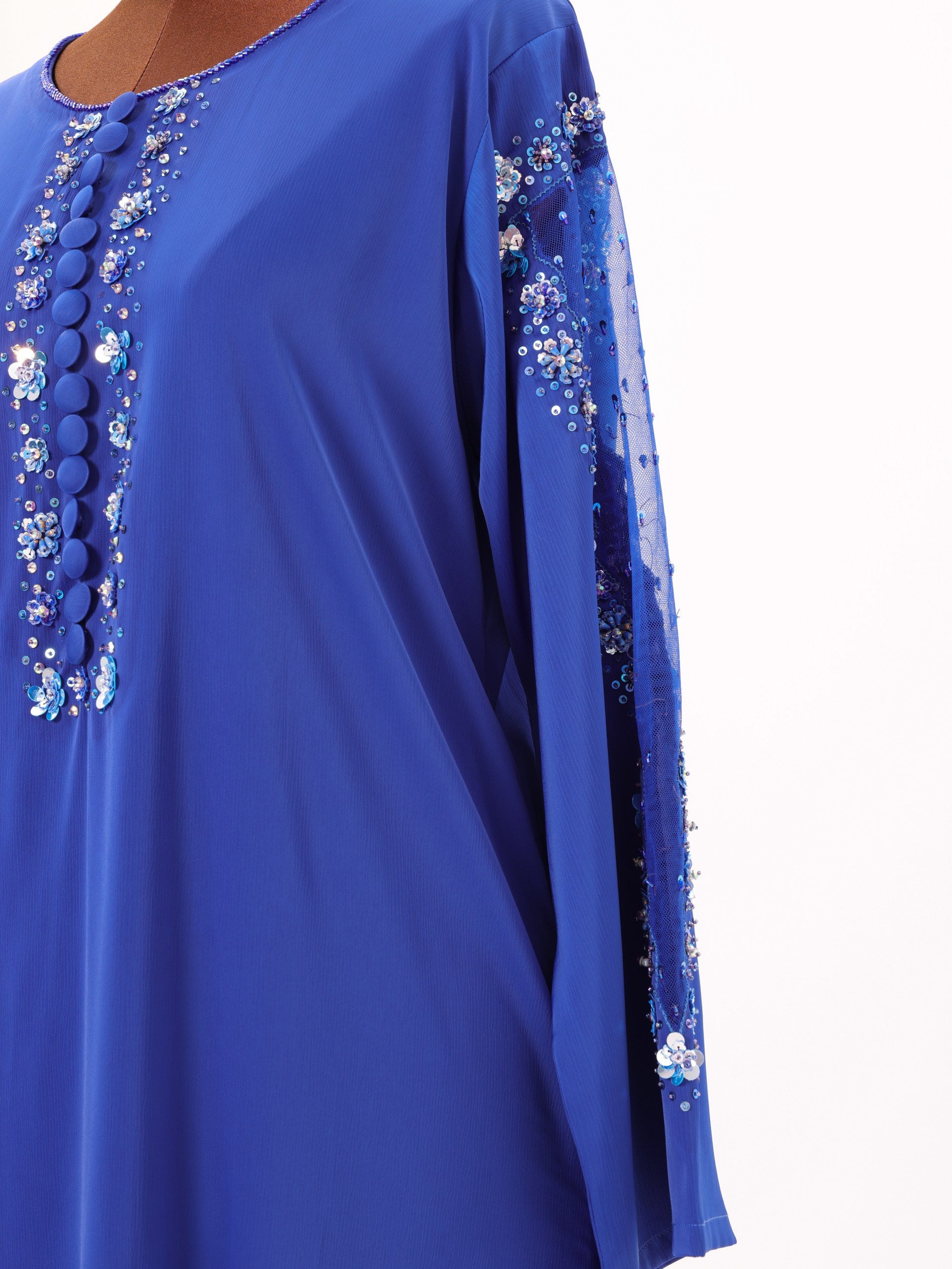 Sapphire Bloom Dress