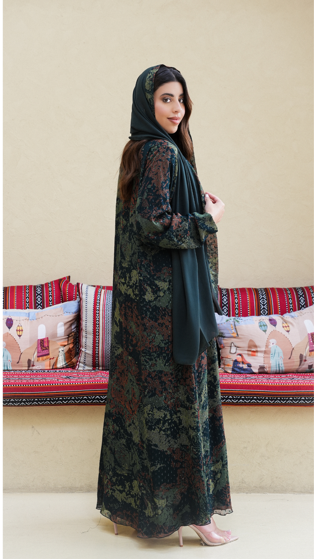 Abaya “Emerald Rustic”