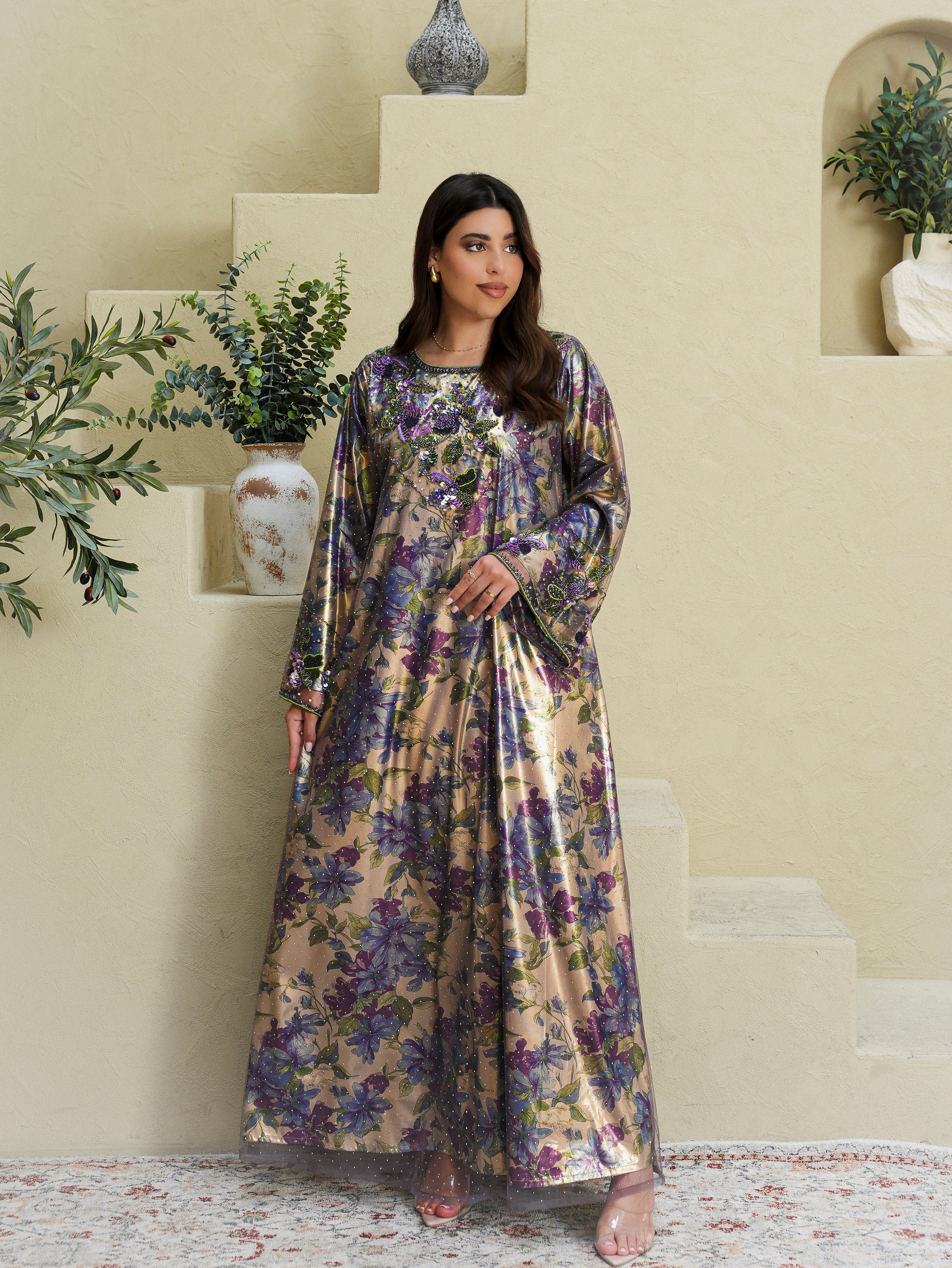 Violet Radiance Dress