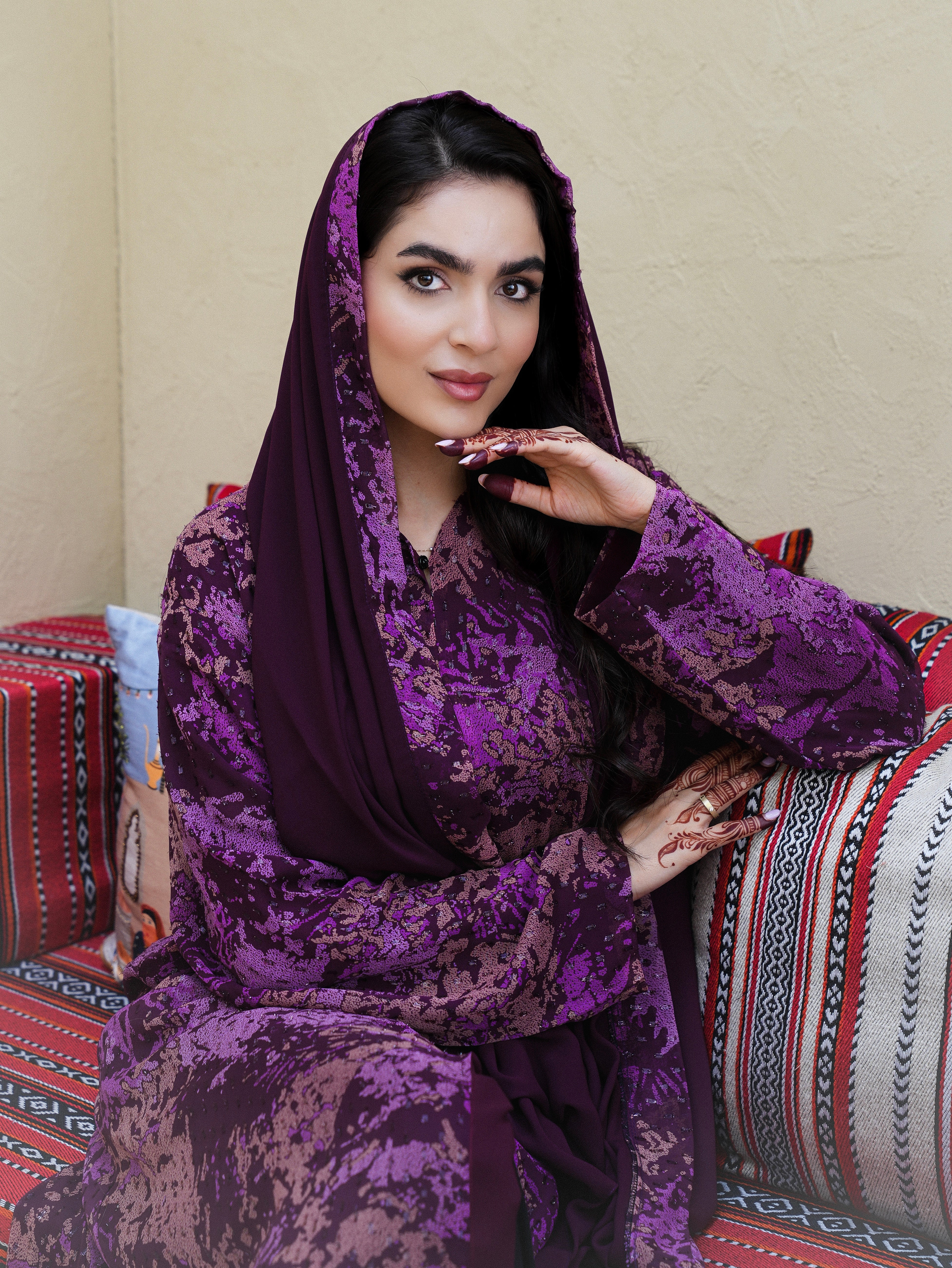 Abaya “Violet Whisper”