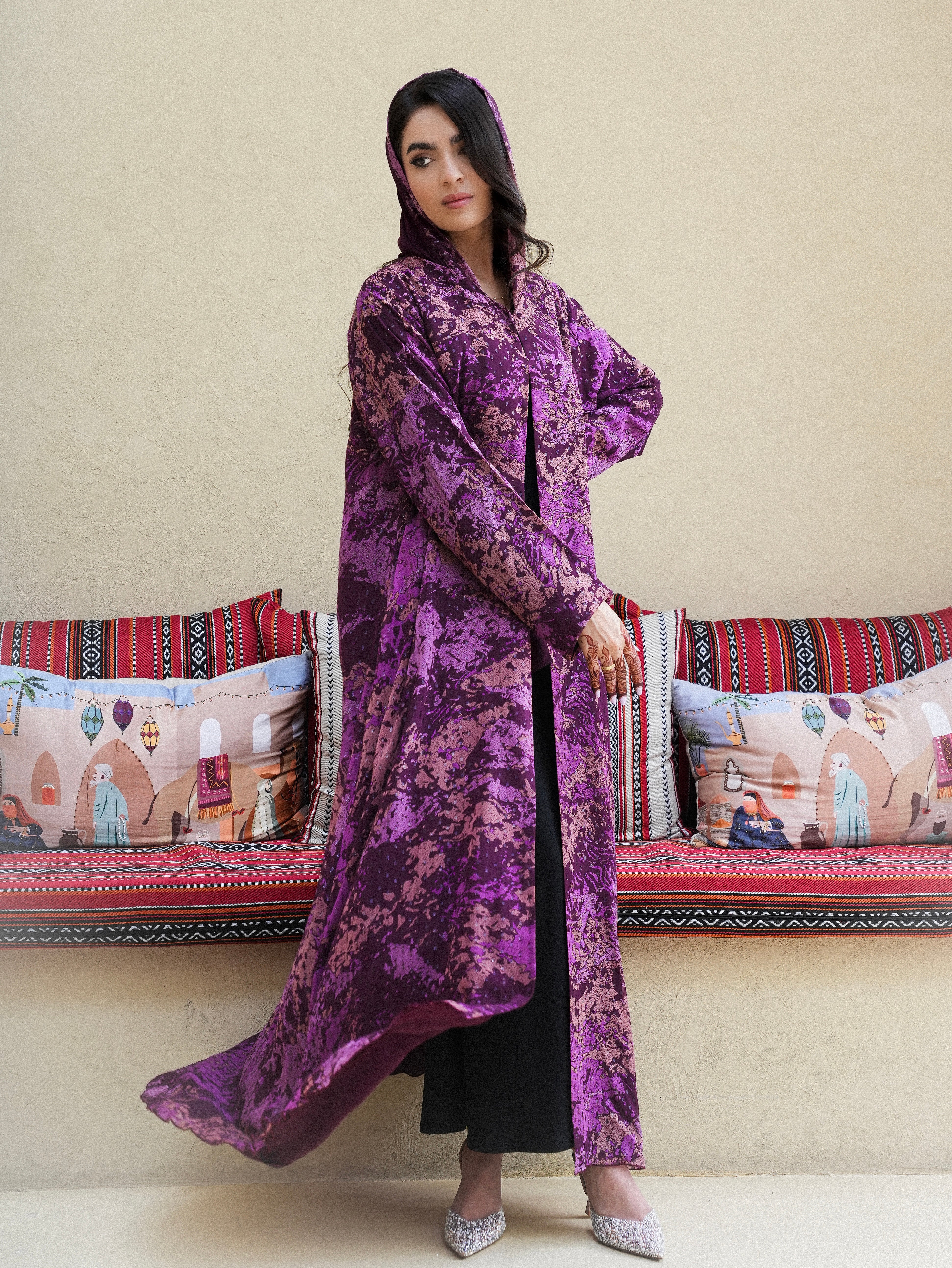 Abaya “Violet Whisper”