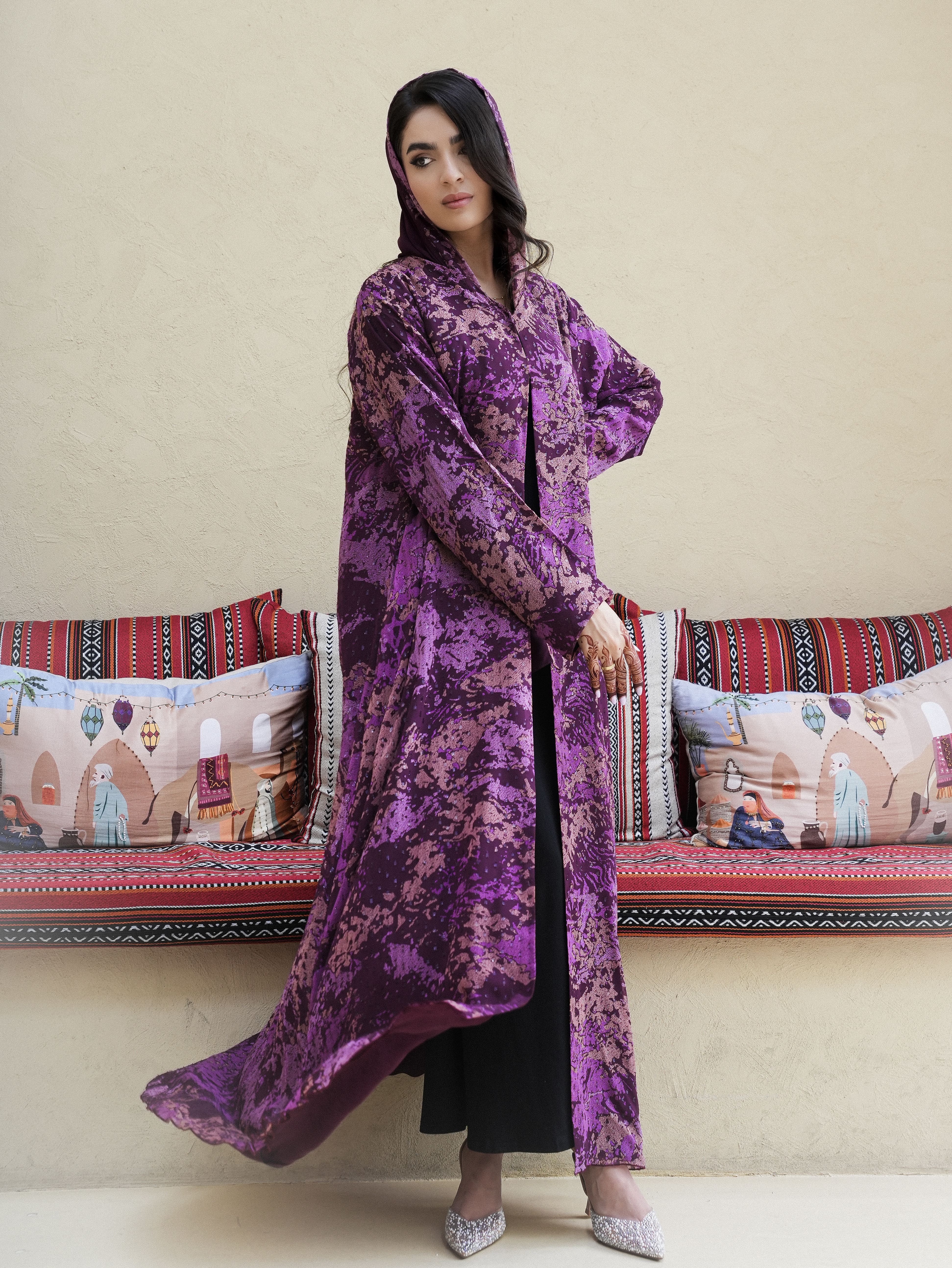 Abaya “Violet Whisper”