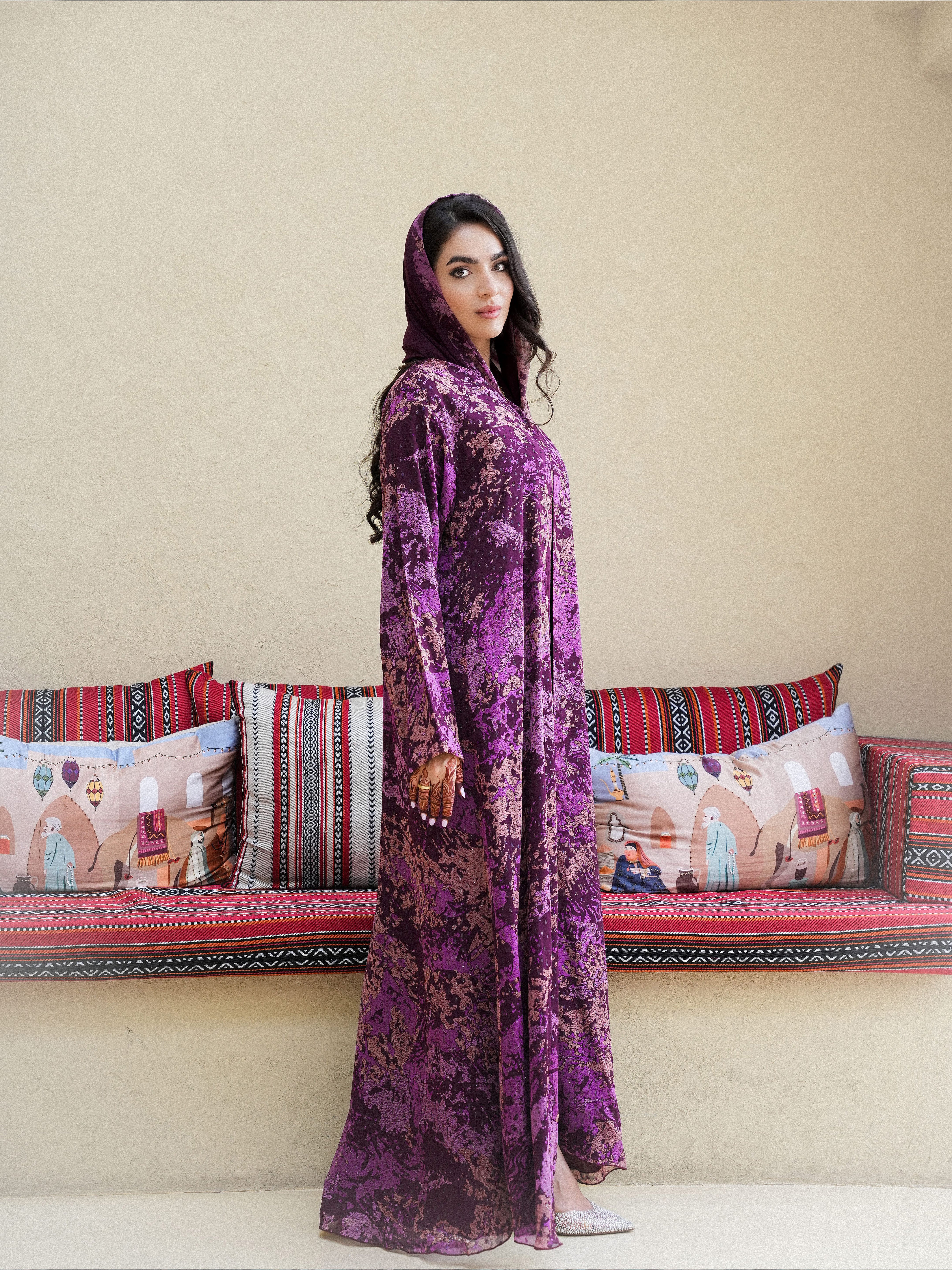 Abaya “Violet Whisper”