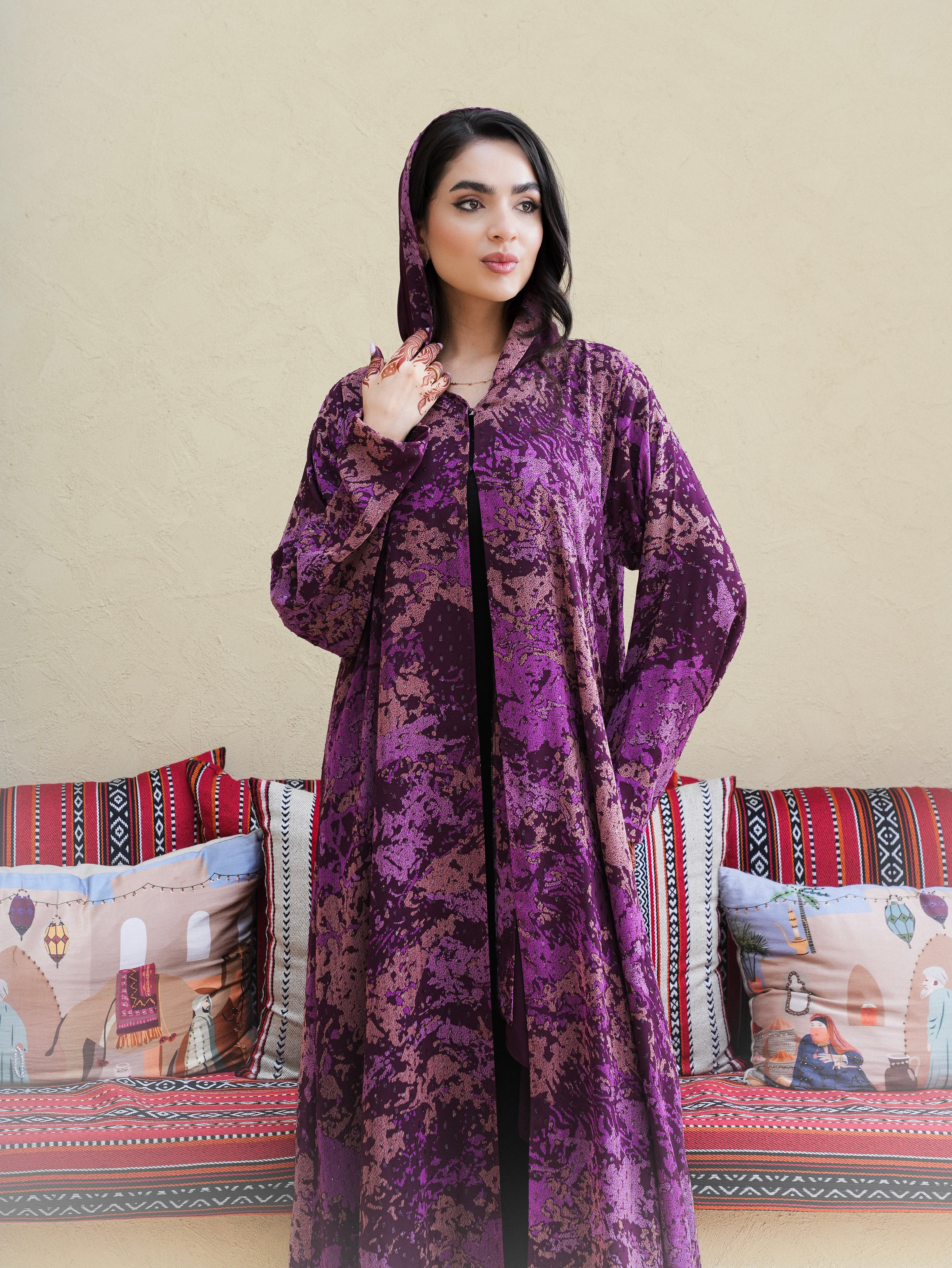 Abaya “Violet Whisper”