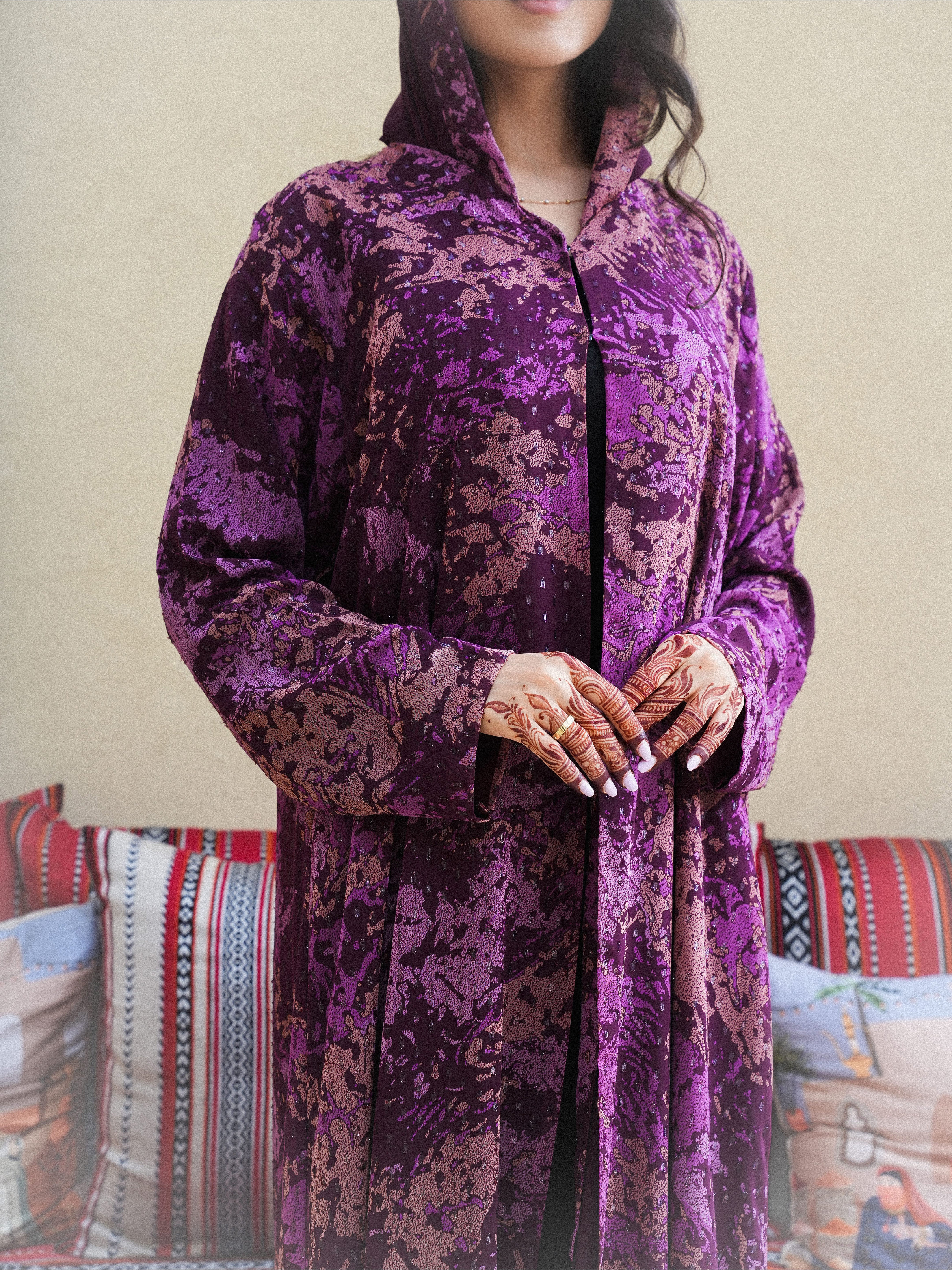 Abaya “Violet Whisper”