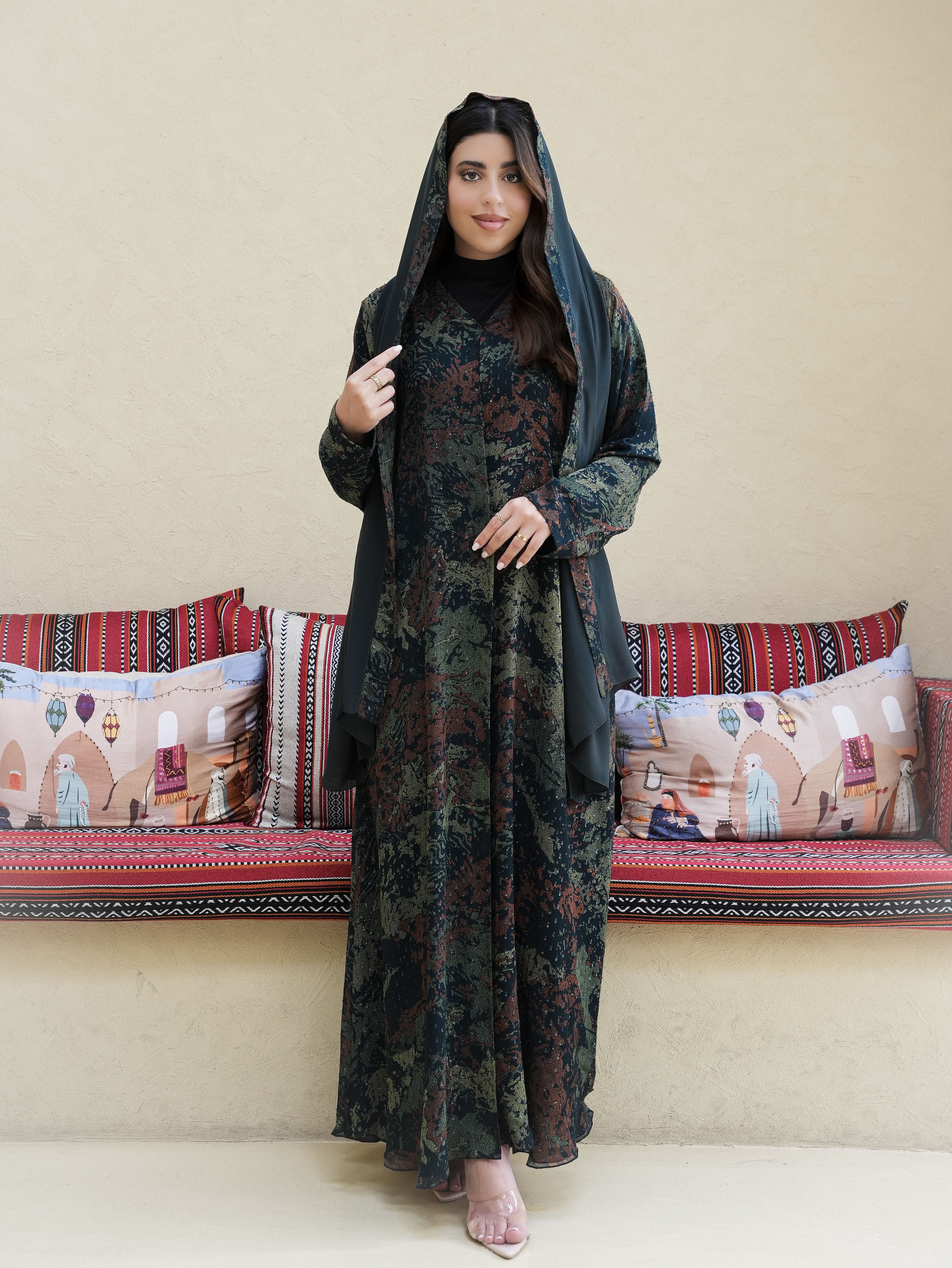 Abaya “Emerald Rustic”