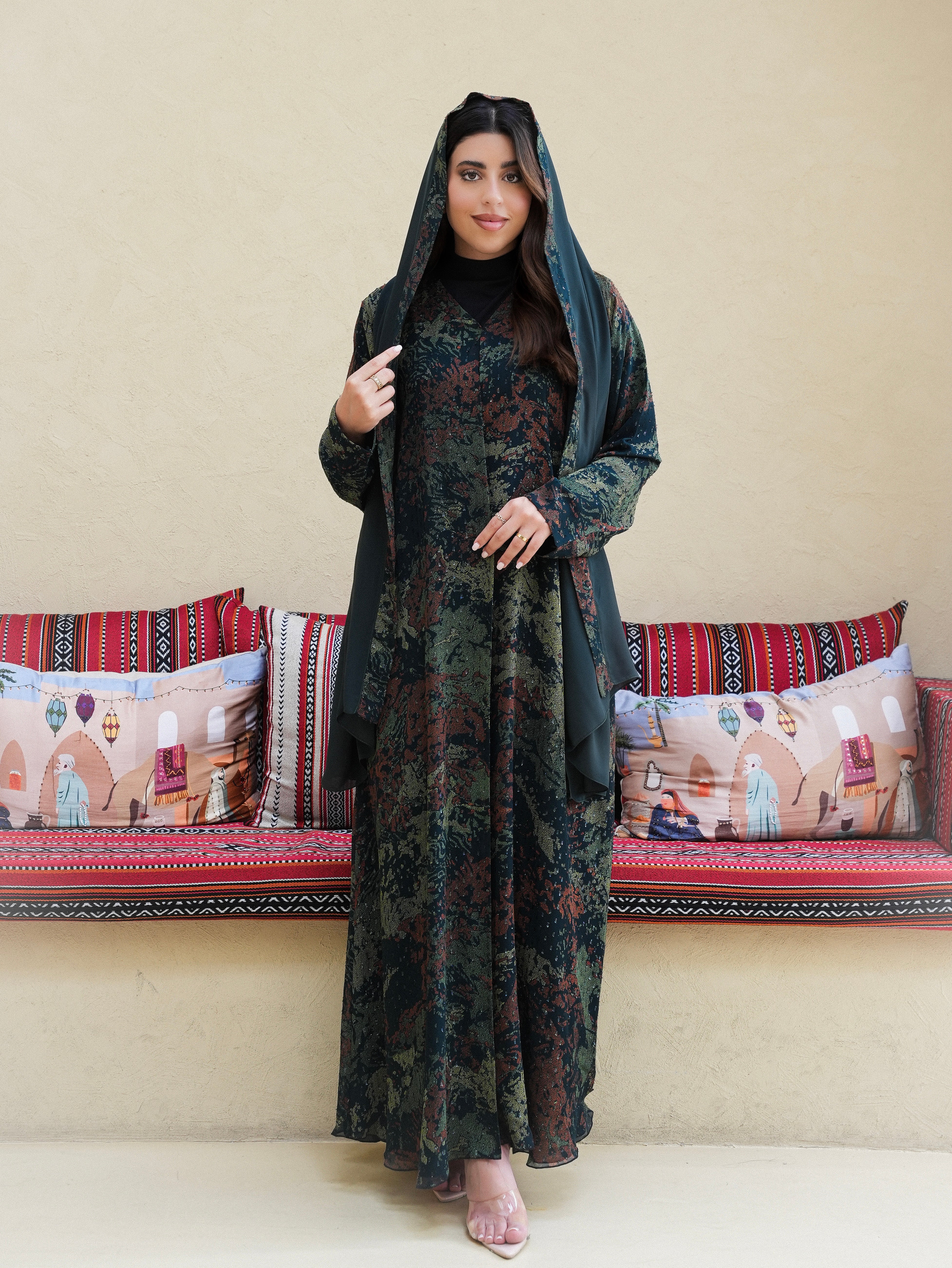 Abaya “Emerald Rustic”