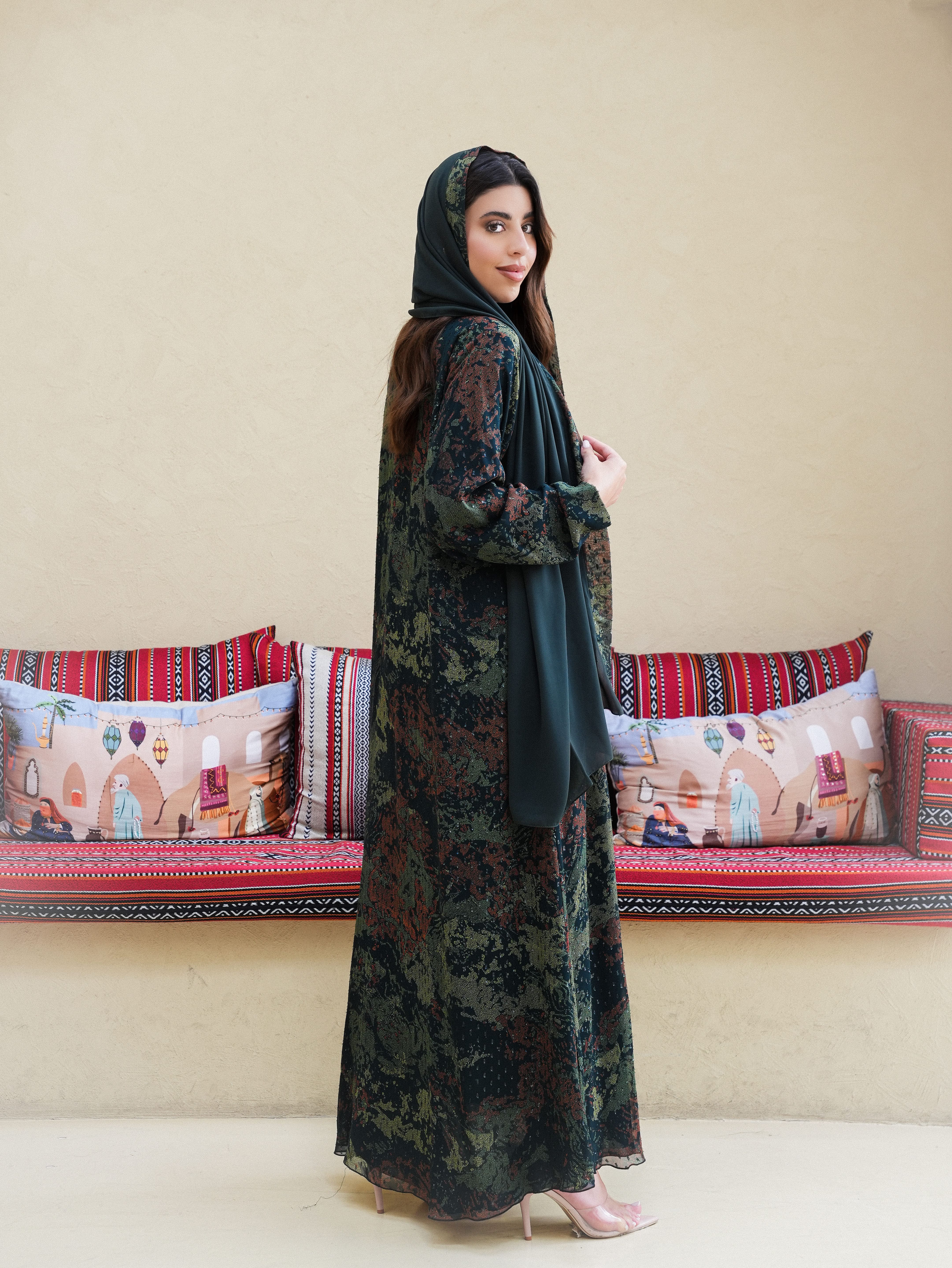 Abaya “Emerald Rustic”