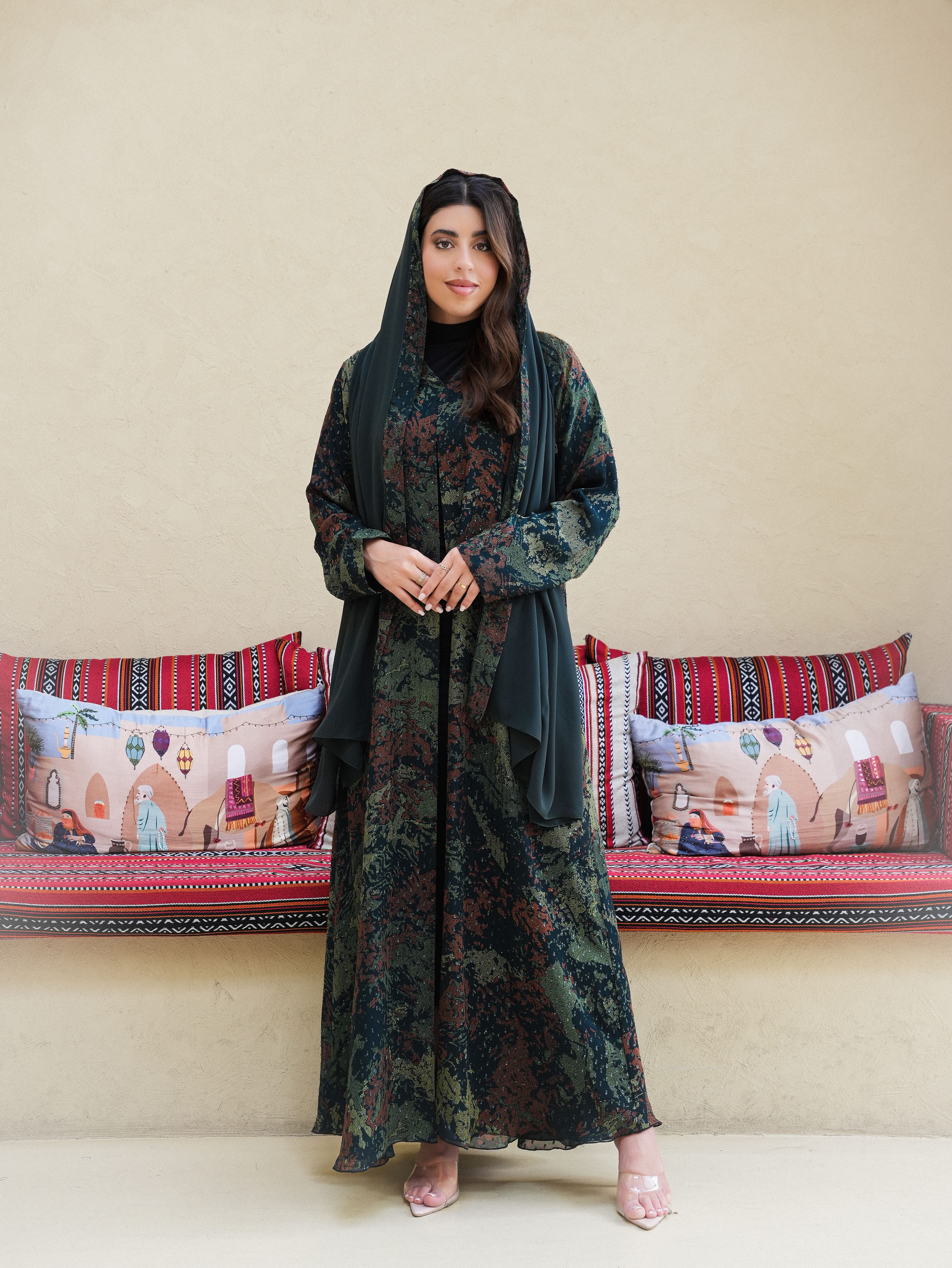 Abaya “Emerald Rustic”