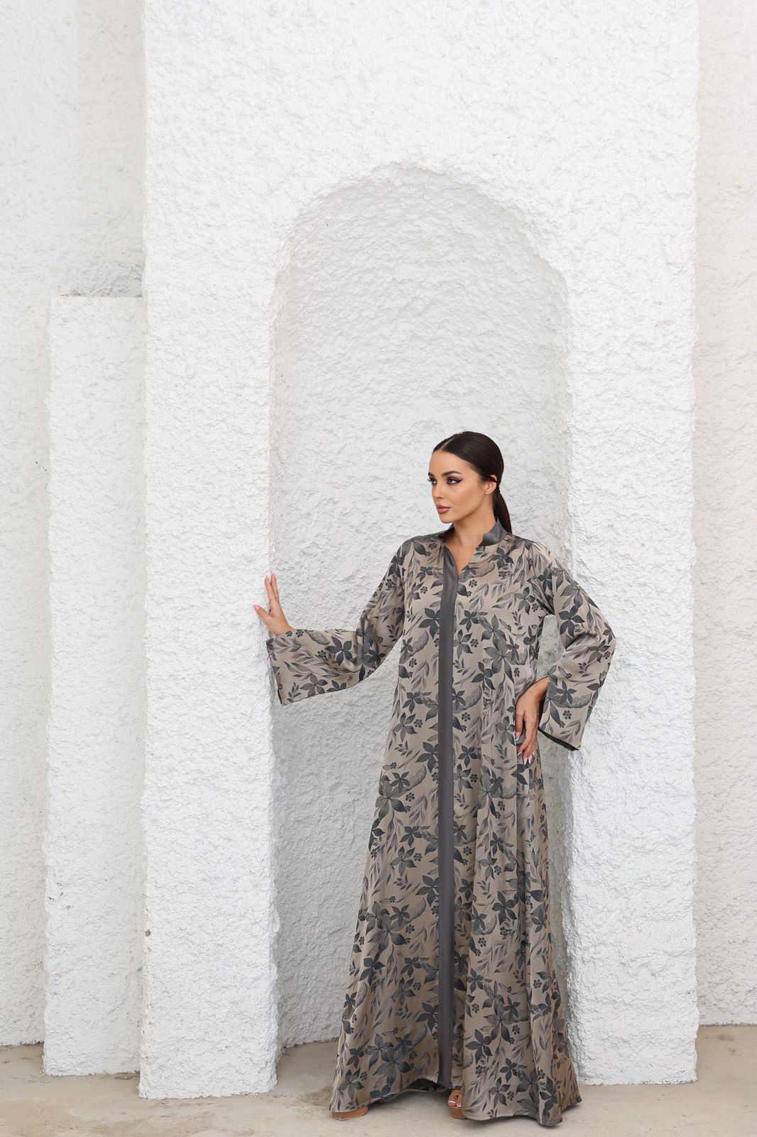 Jacquard Leaf Jalabiya