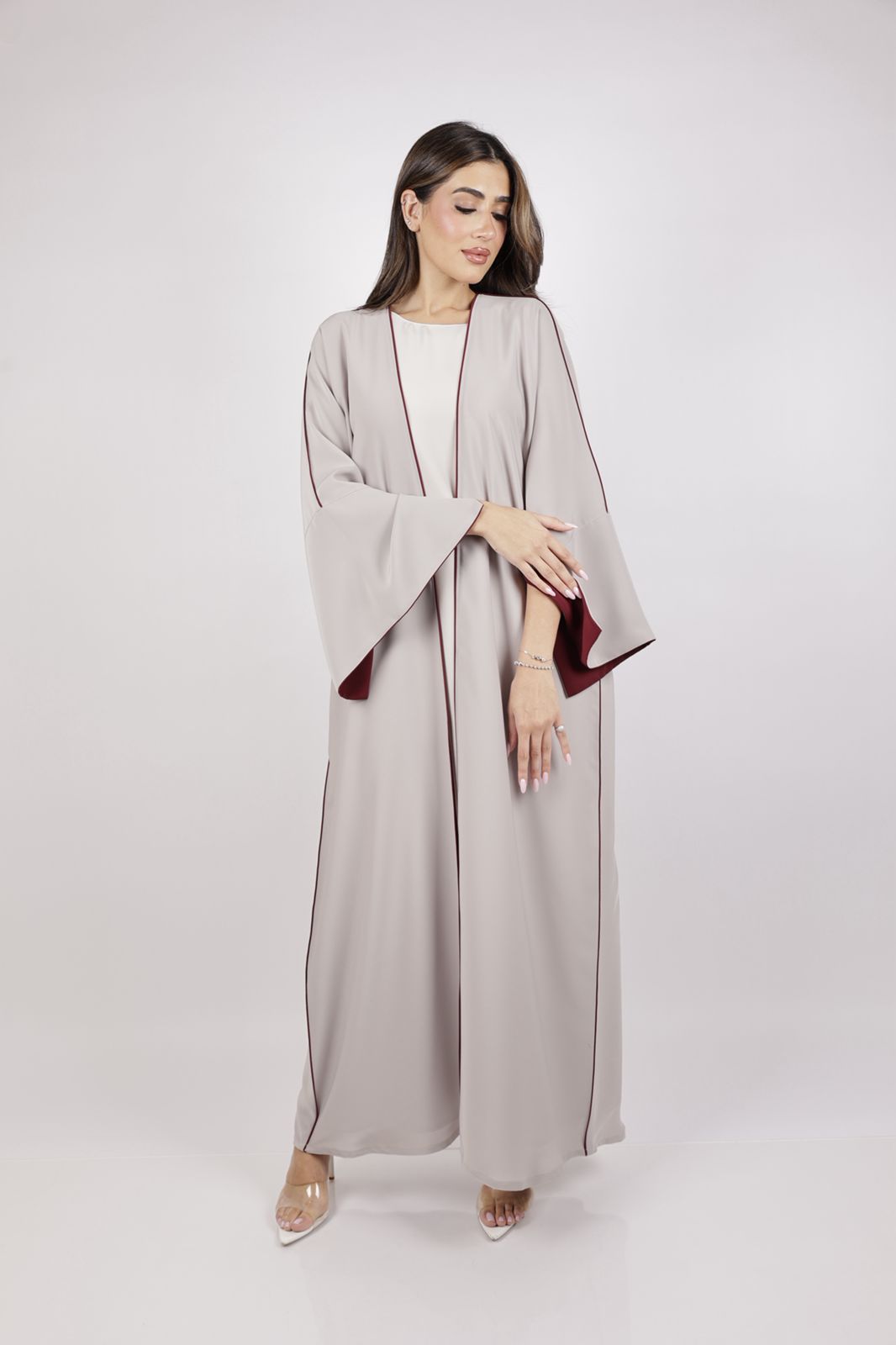 Nude Elegance Bisht Abaya