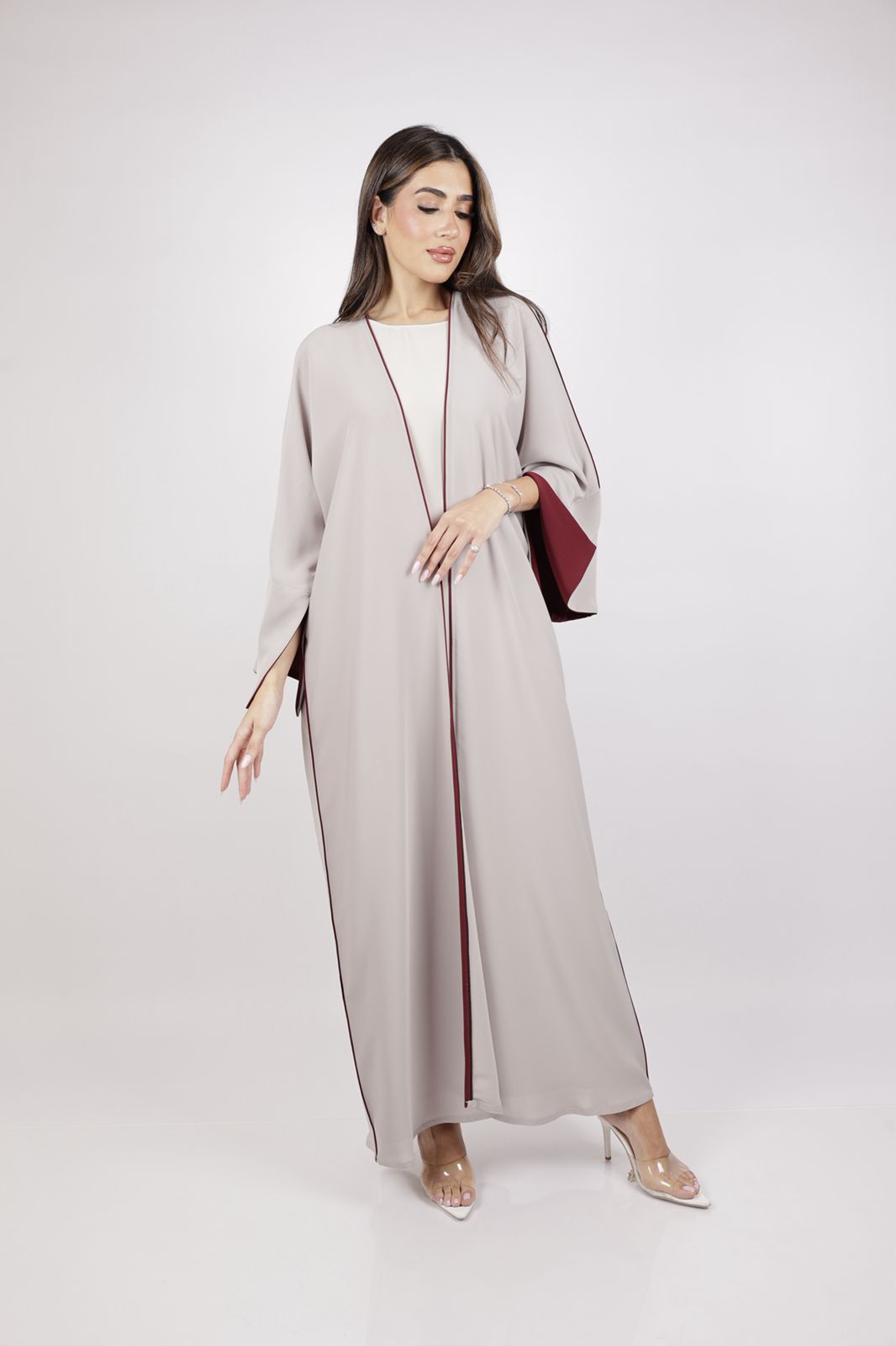 Nude Elegance Bisht Abaya