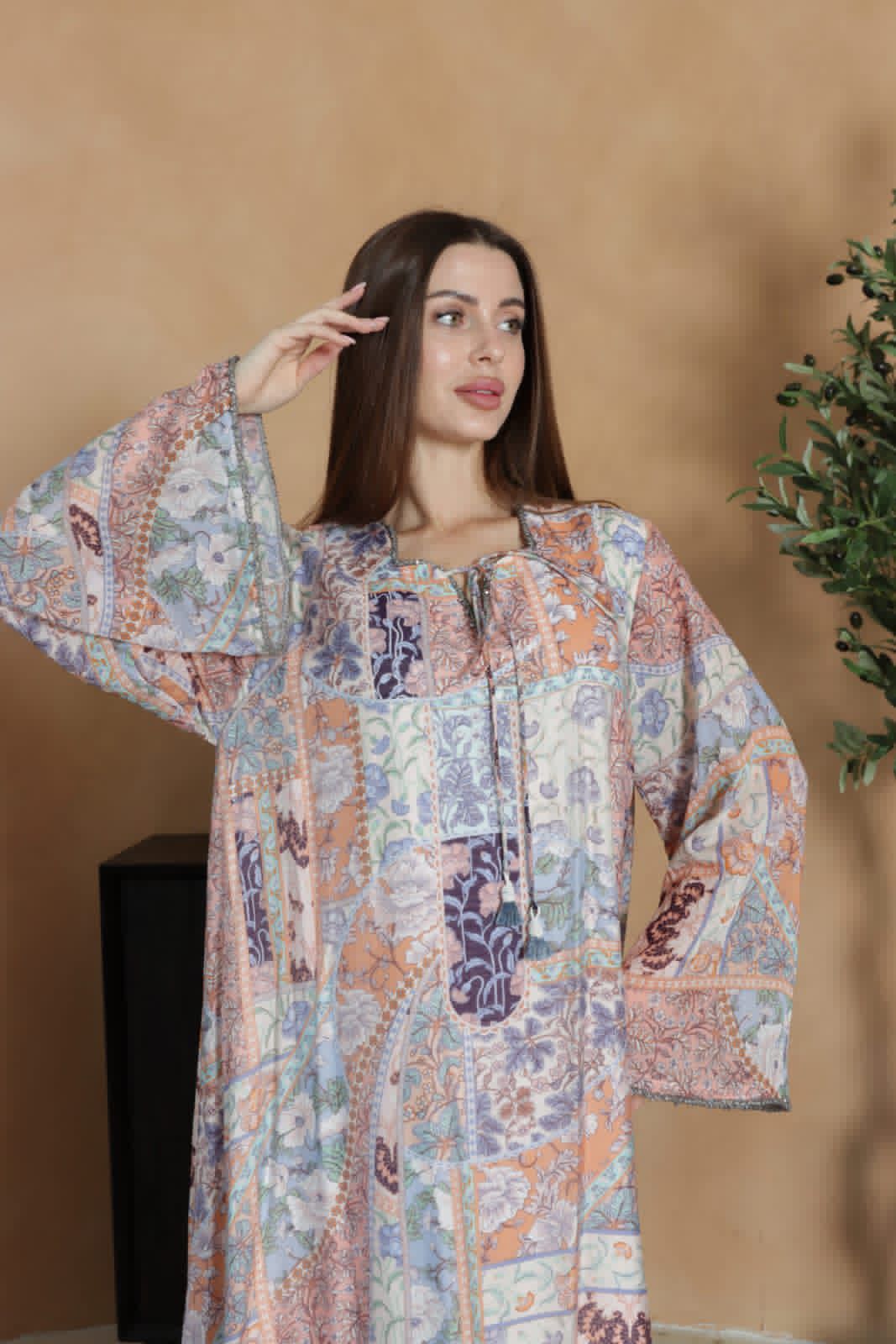 Pastel Garden Jalabiya