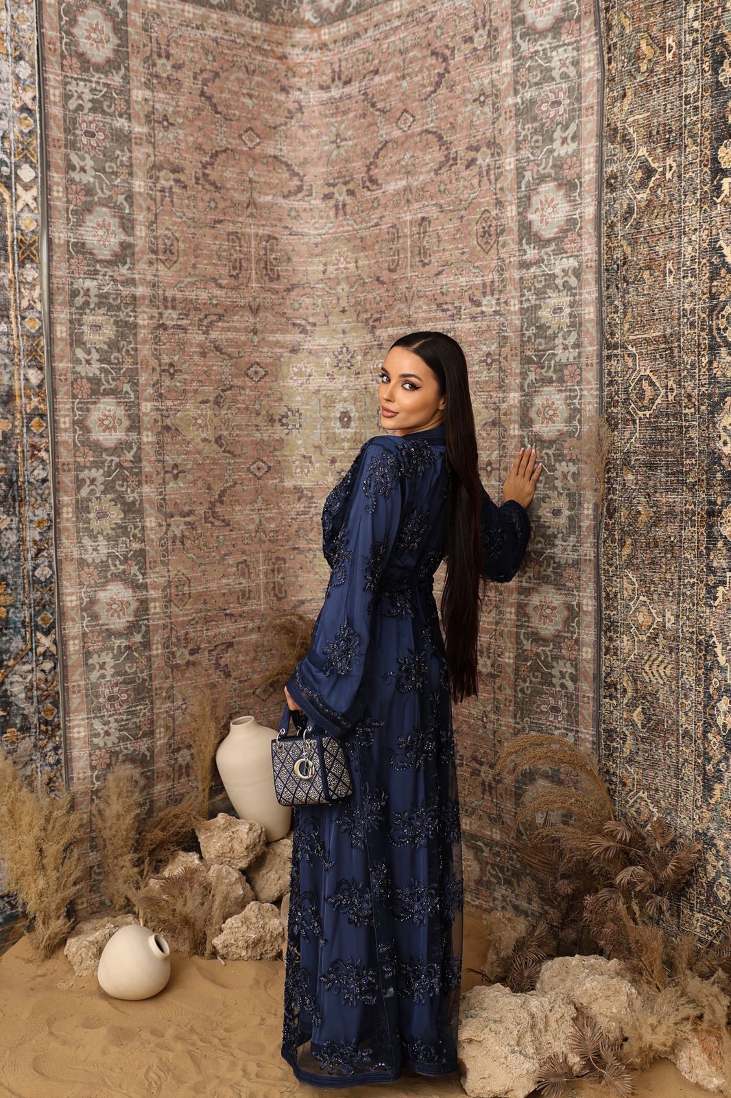 Royal Midnight Moroccan Kaftan