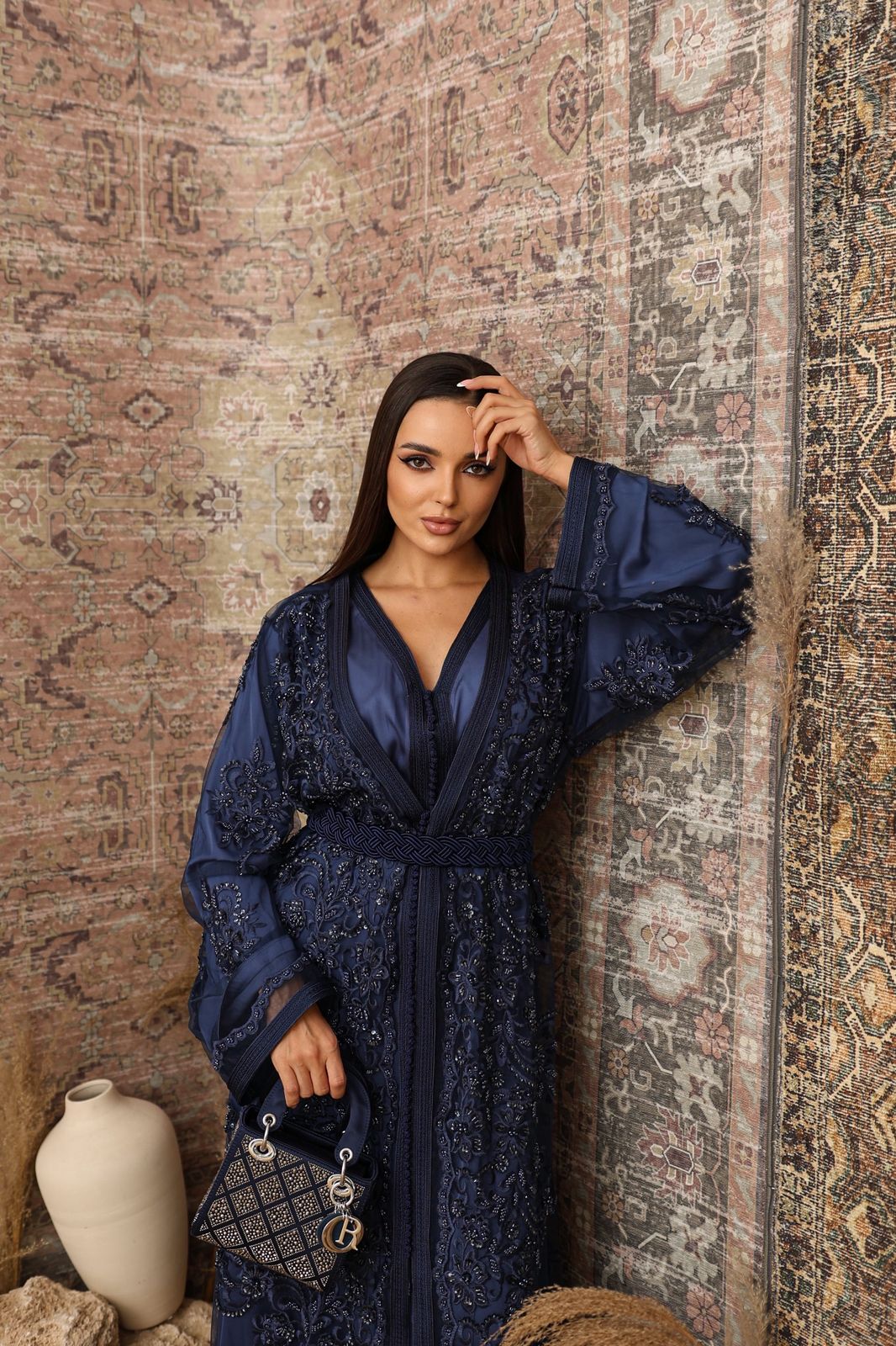 Royal Midnight Moroccan Kaftan