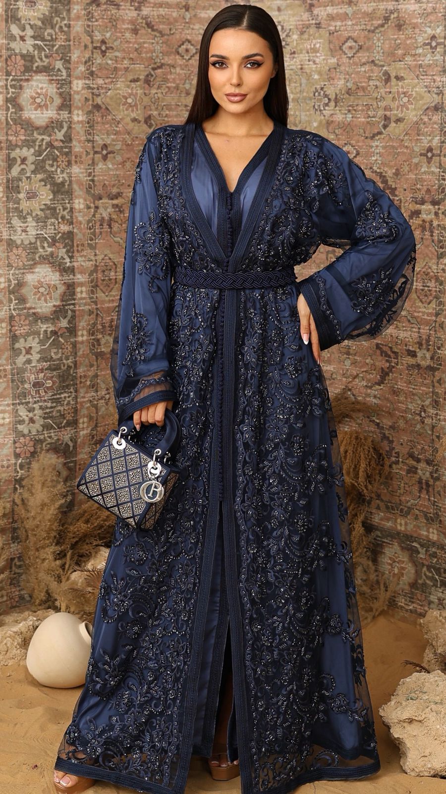 Royal Midnight Moroccan Kaftan