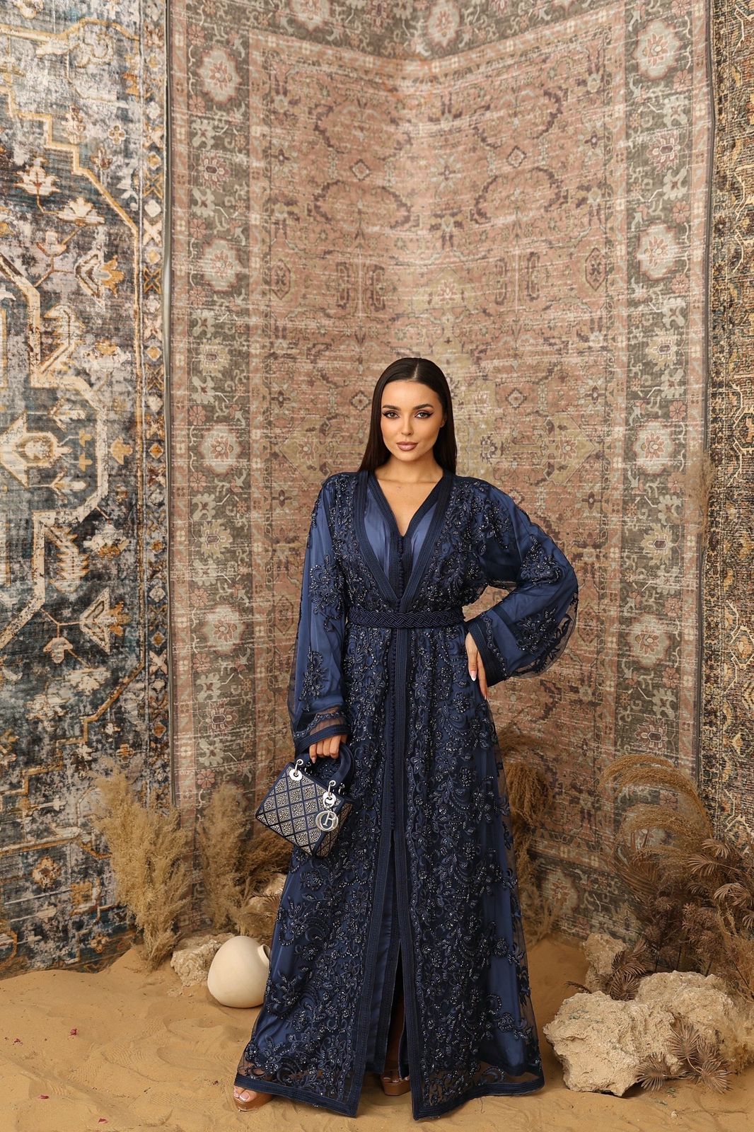 Royal Midnight Moroccan Kaftan