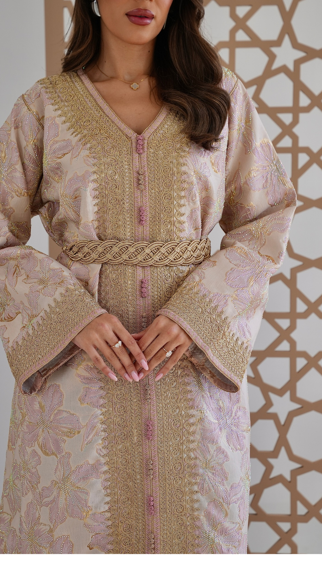 Pink Fes Touch kaftan