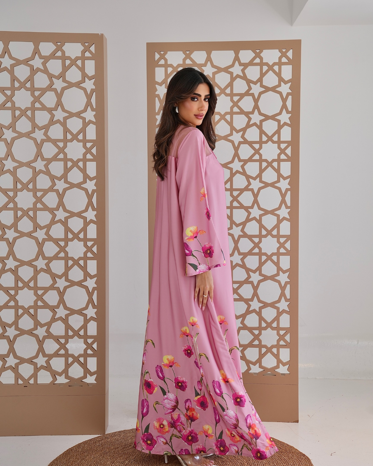 Silk Rosewave Jalabiya