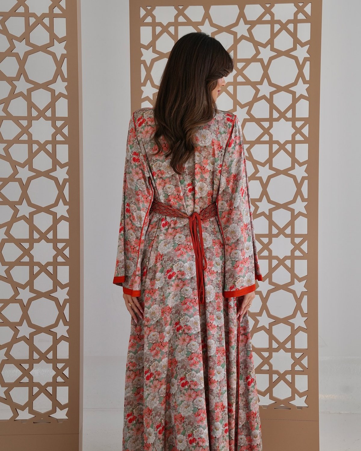 Silk Sunset Zari Kaftan