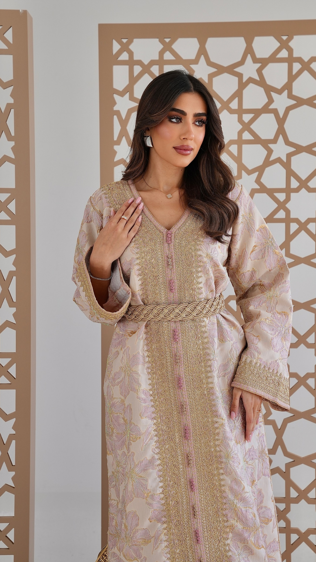 Pink Fes Touch kaftan