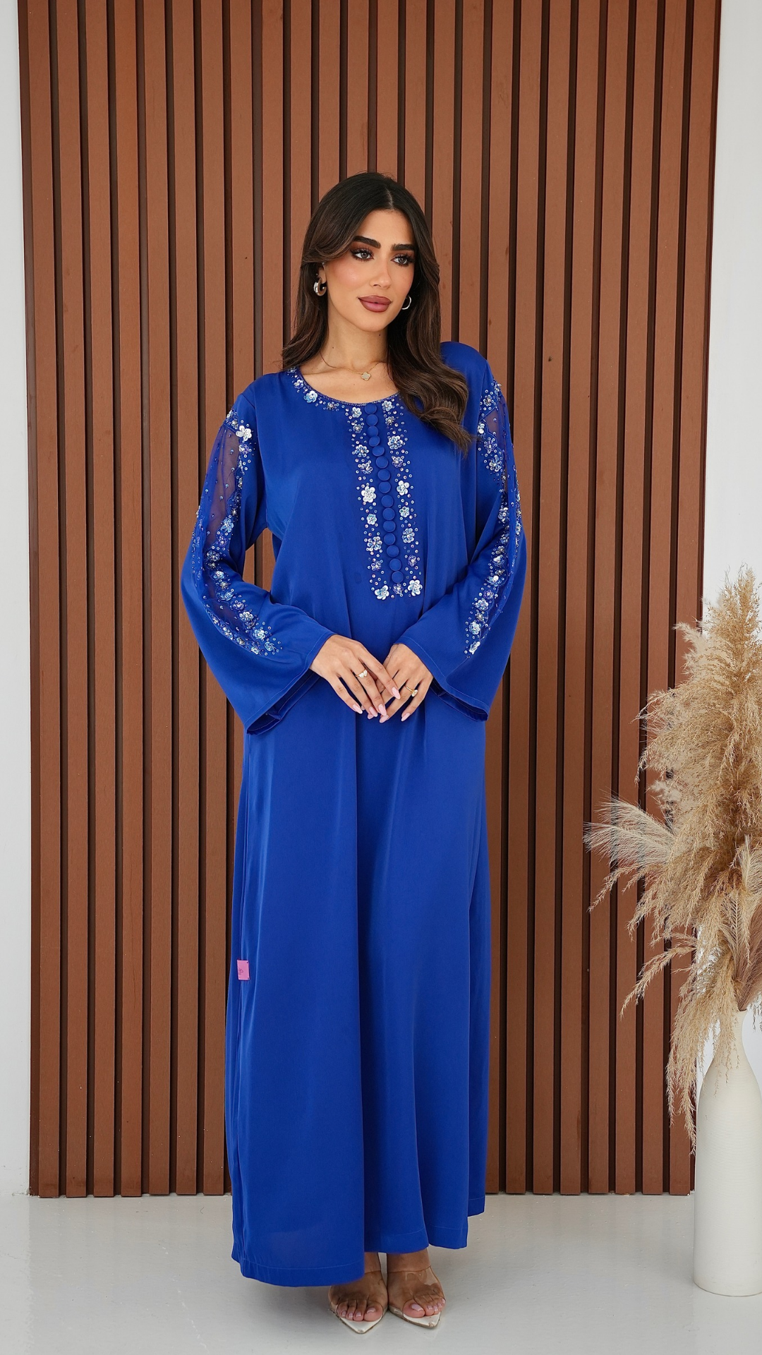 Sapphire Bloom Dress