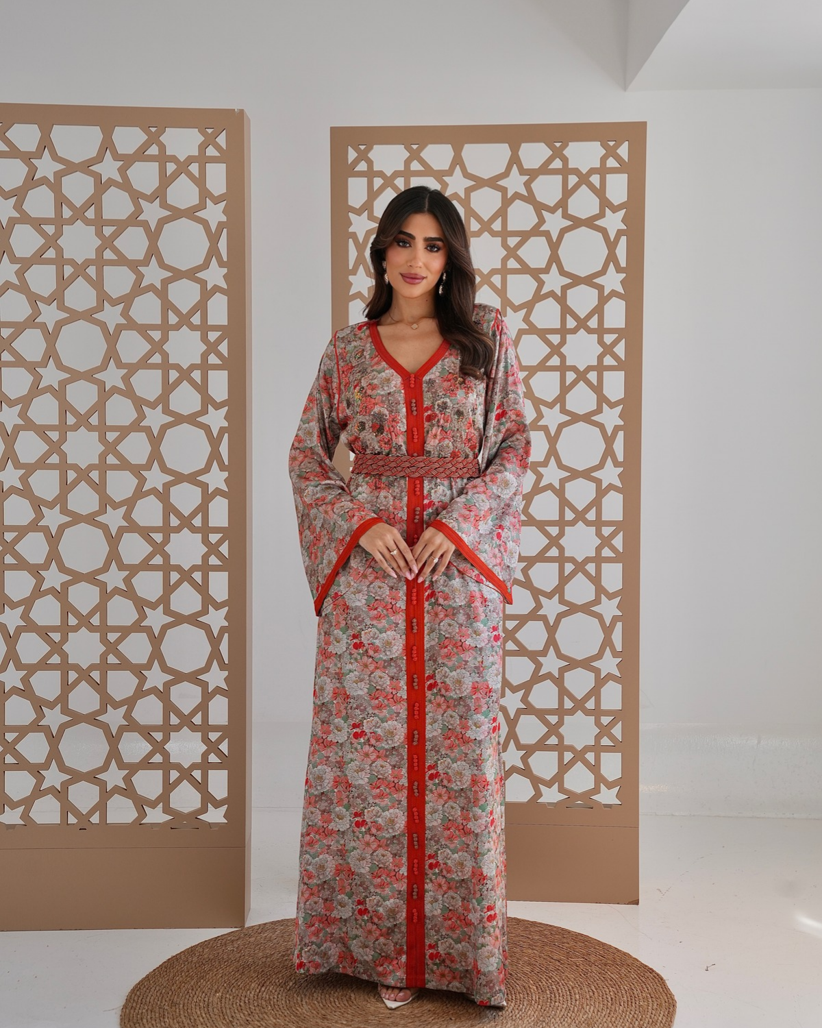 Silk Sunset Zari Kaftan