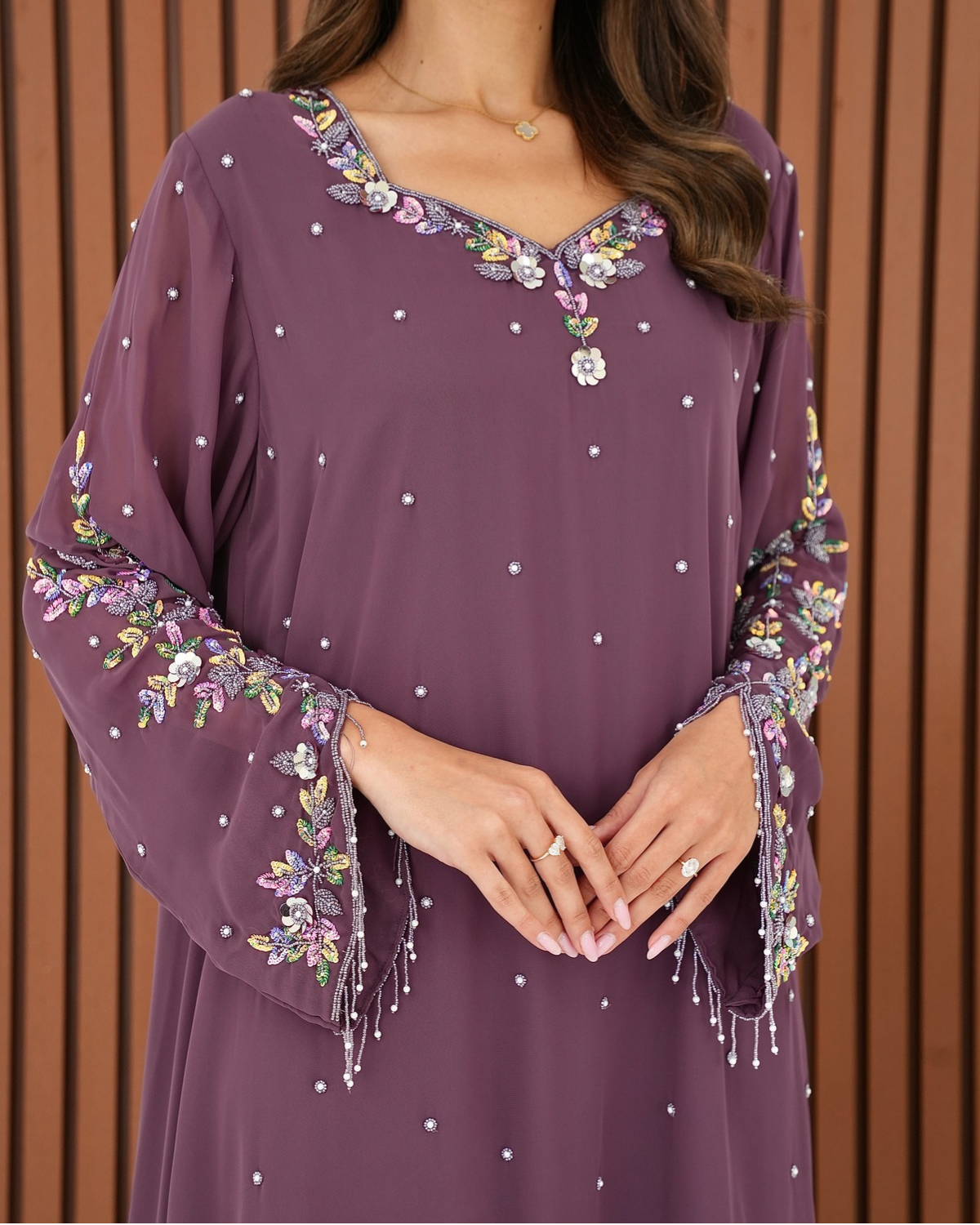 Violet Night Dress