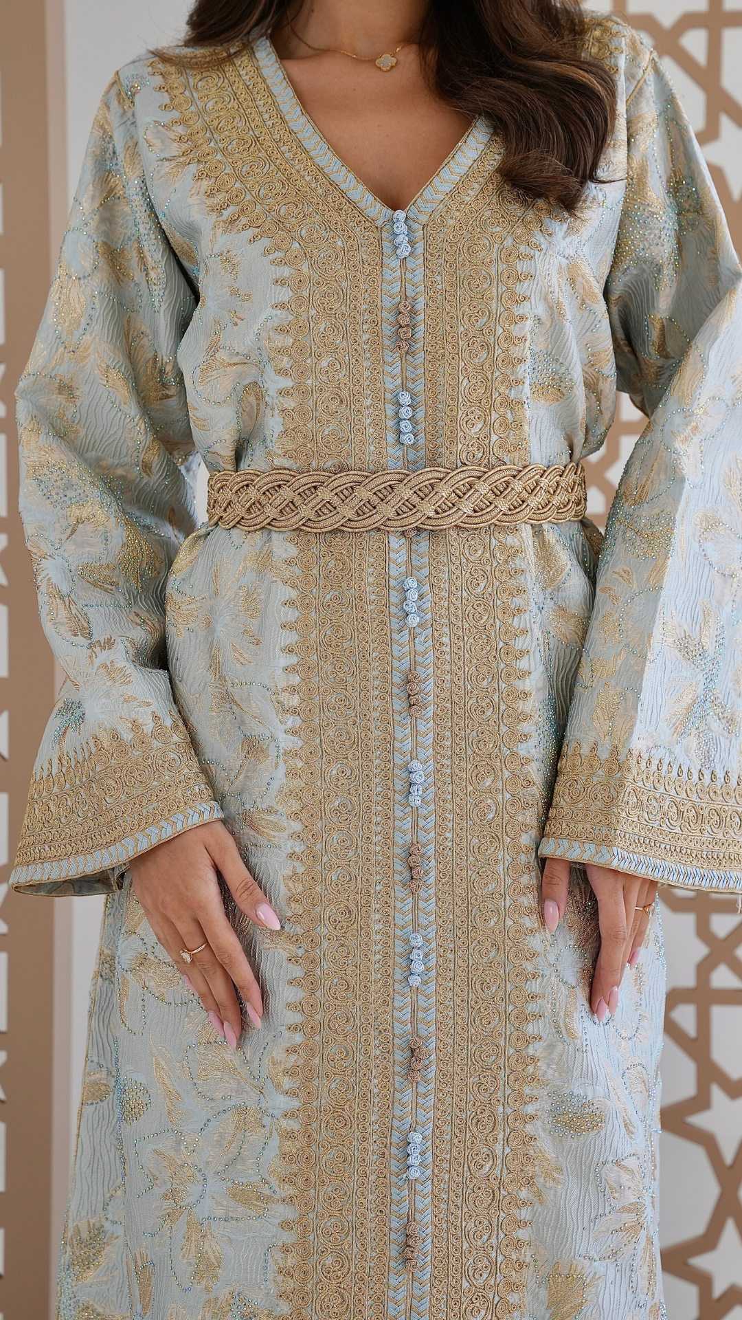 Blue Fes Touch kaftan