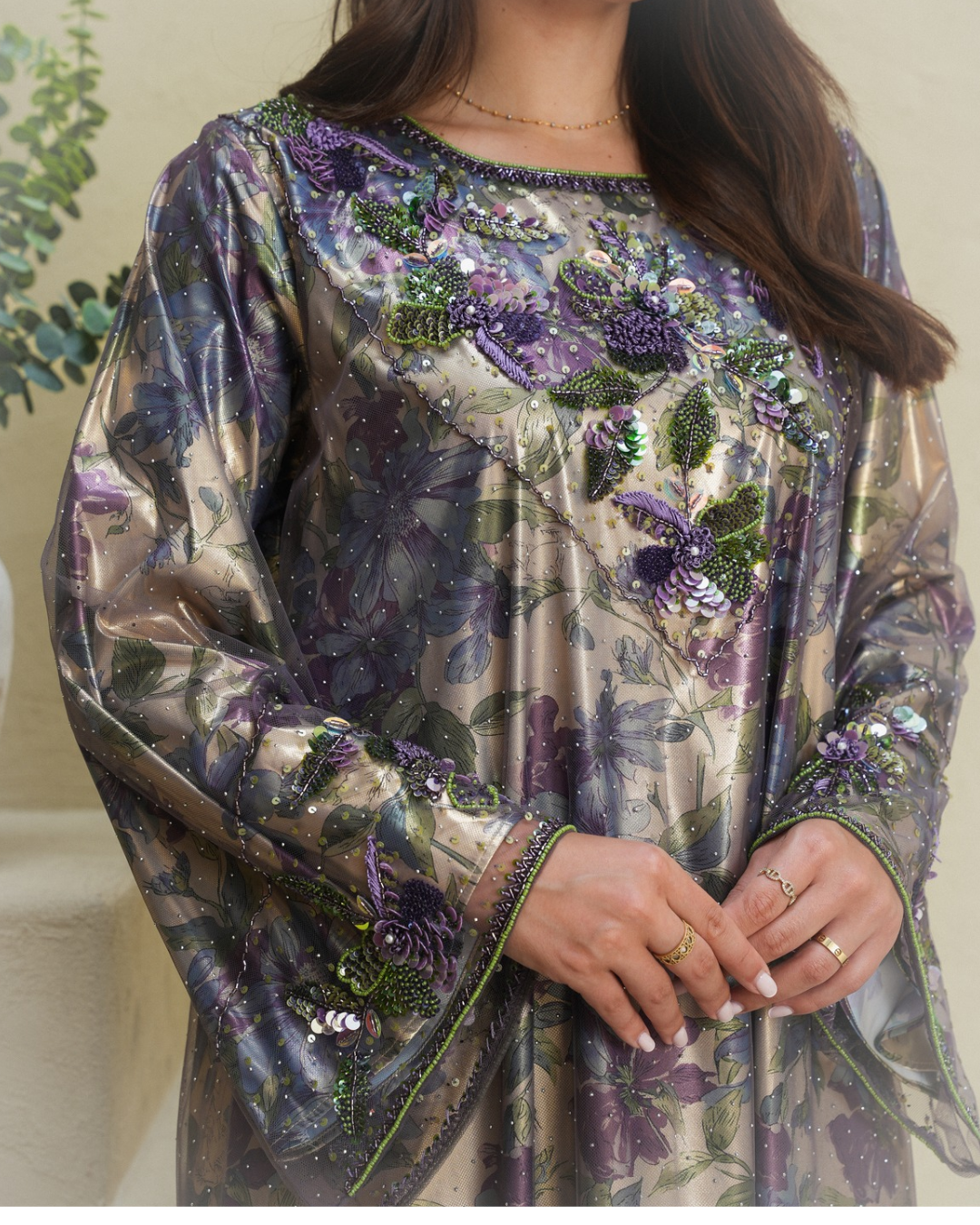 Violet Radiance Dress