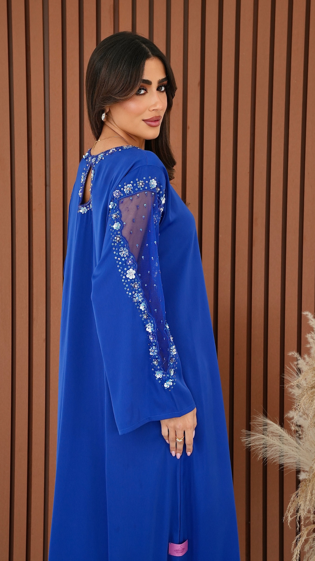 Sapphire Bloom Dress