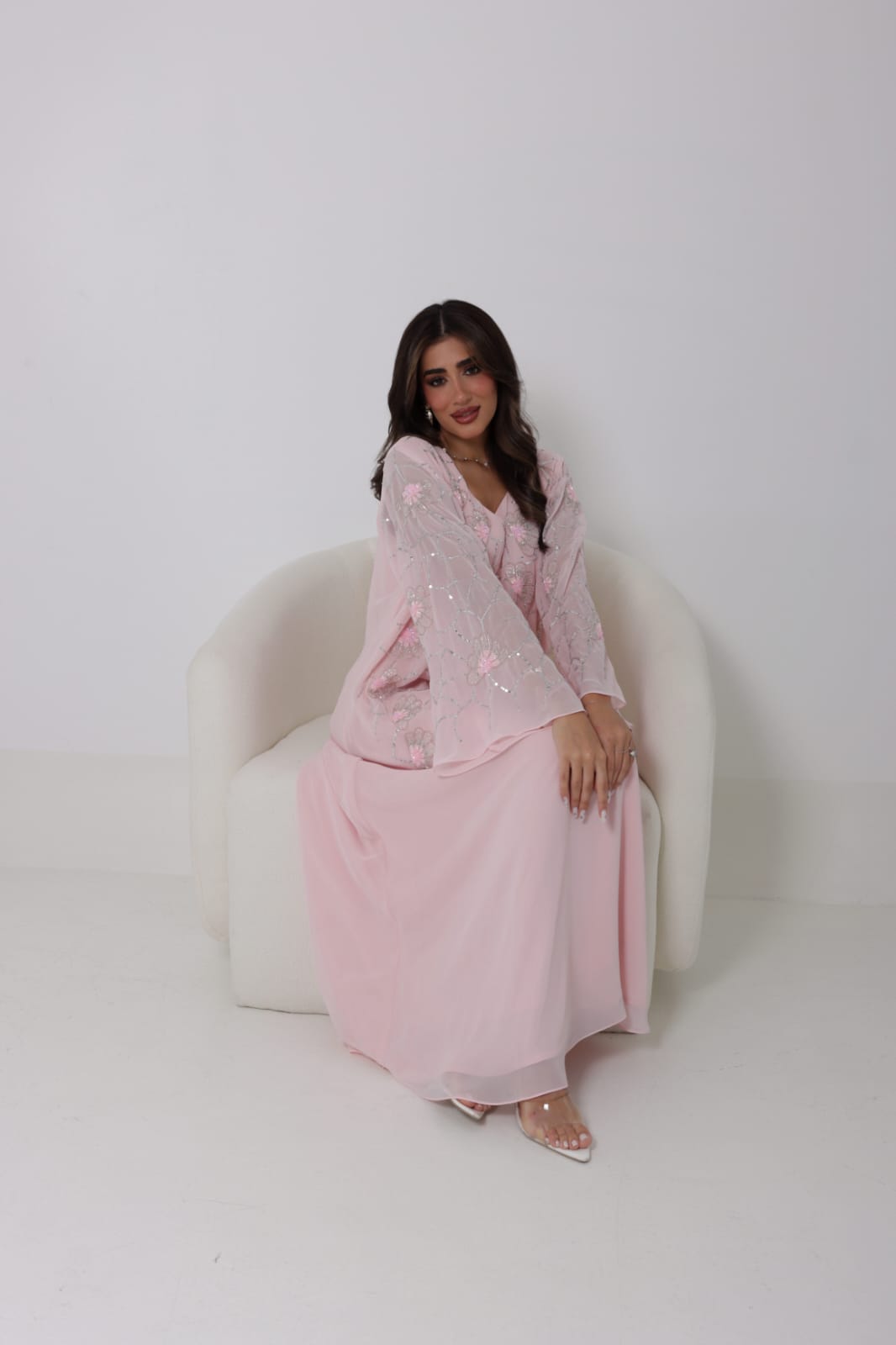 فستان “ورد الغروب”