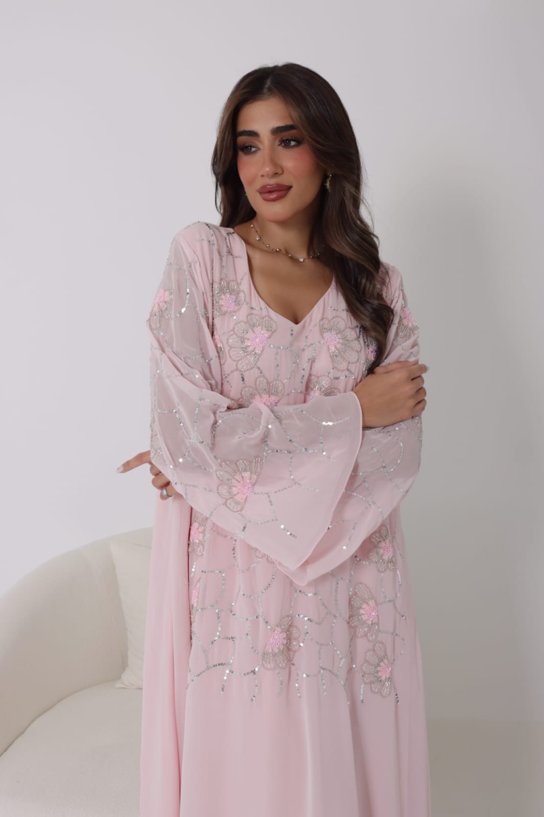 فستان “ورد الغروب”