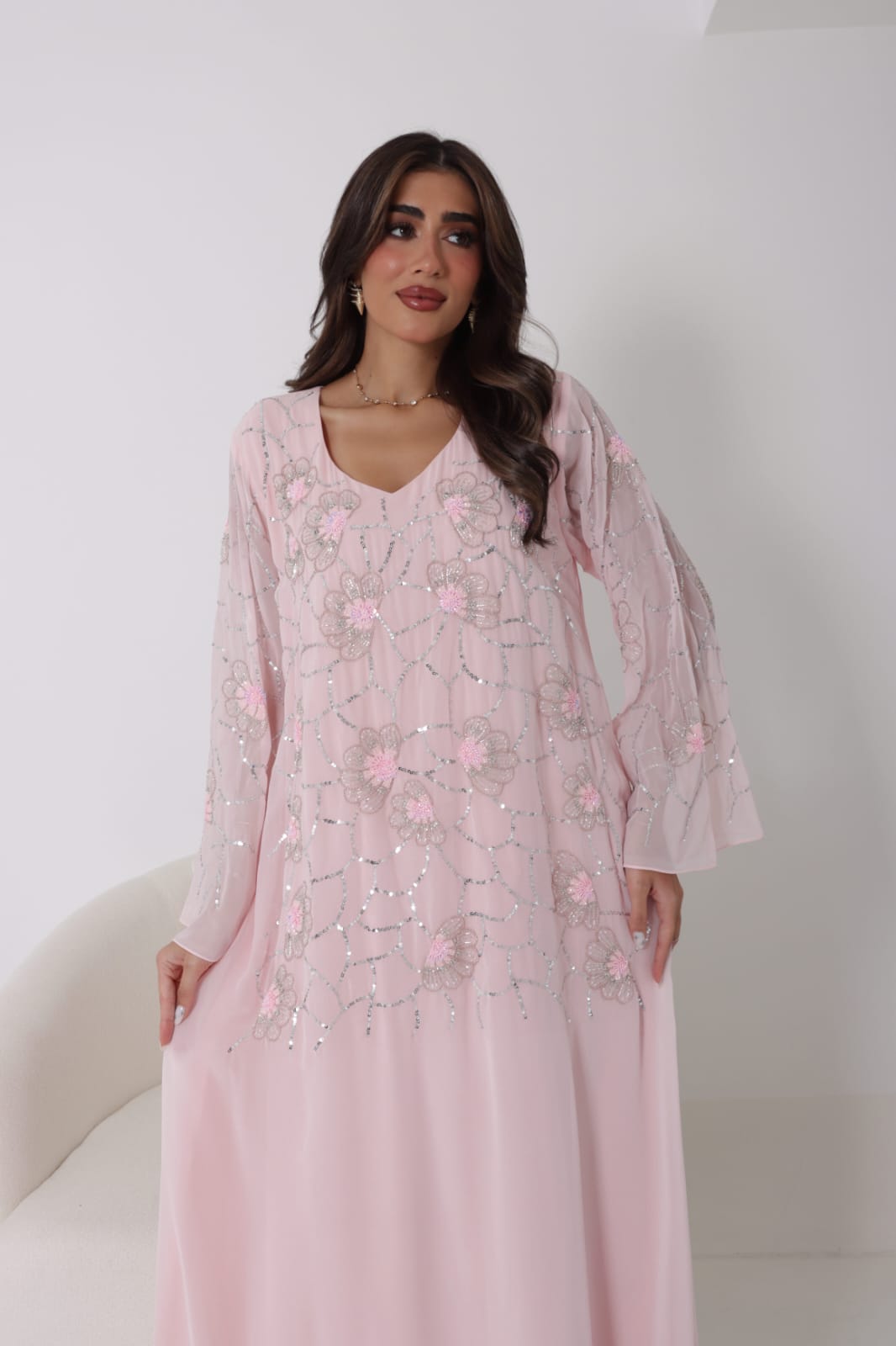 فستان “ورد الغروب”