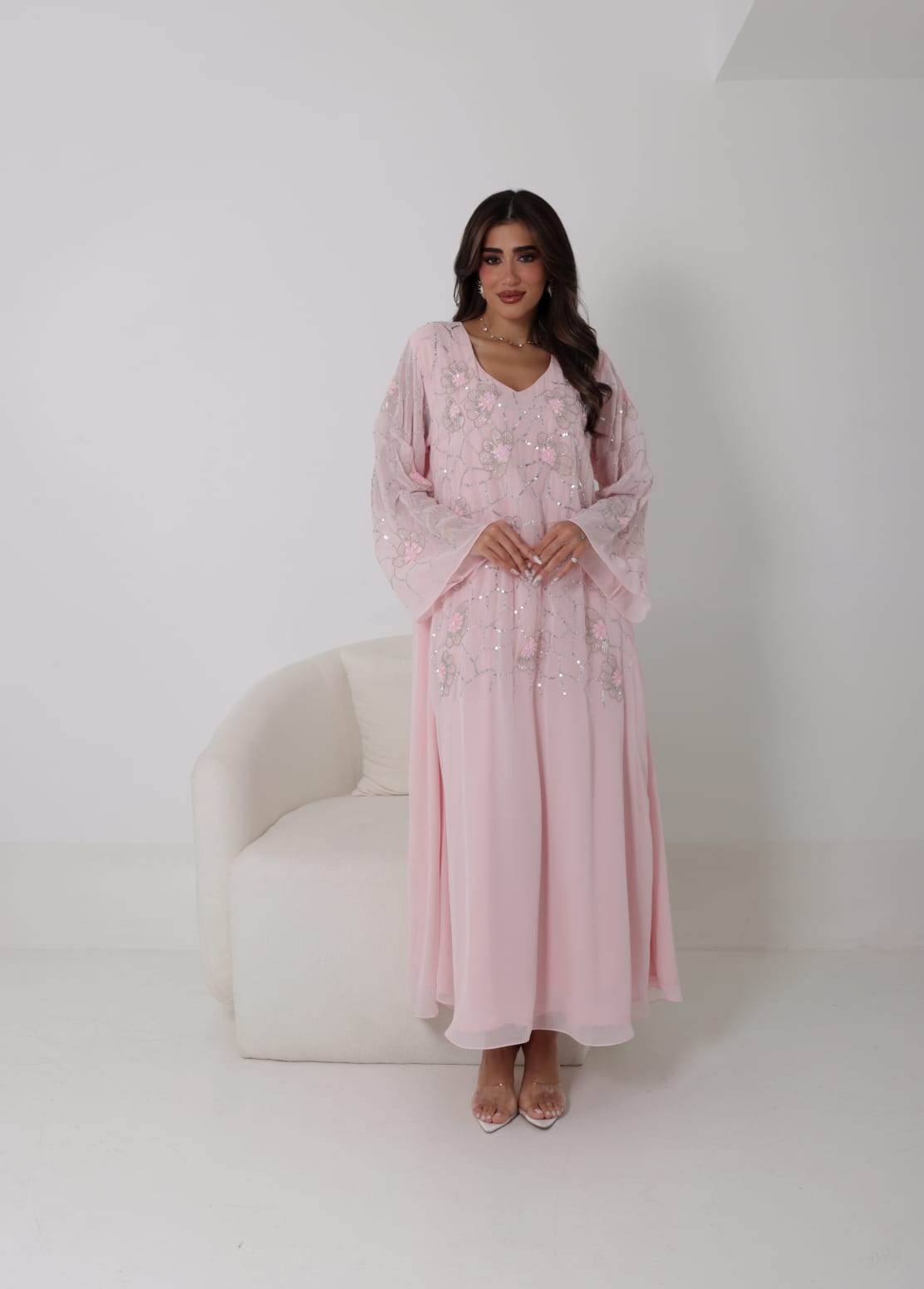 فستان “ورد الغروب”