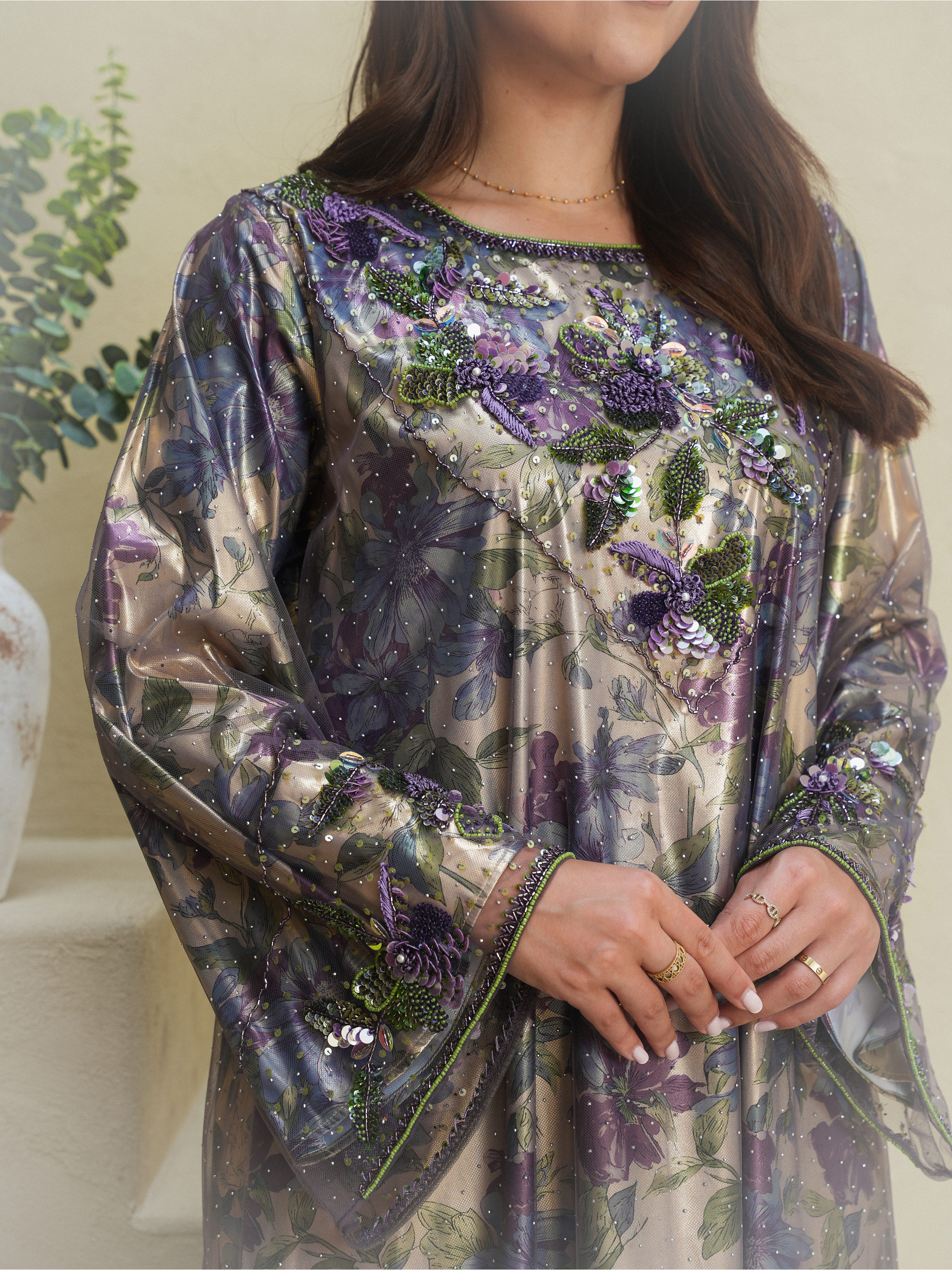 Violet Radiance Dress