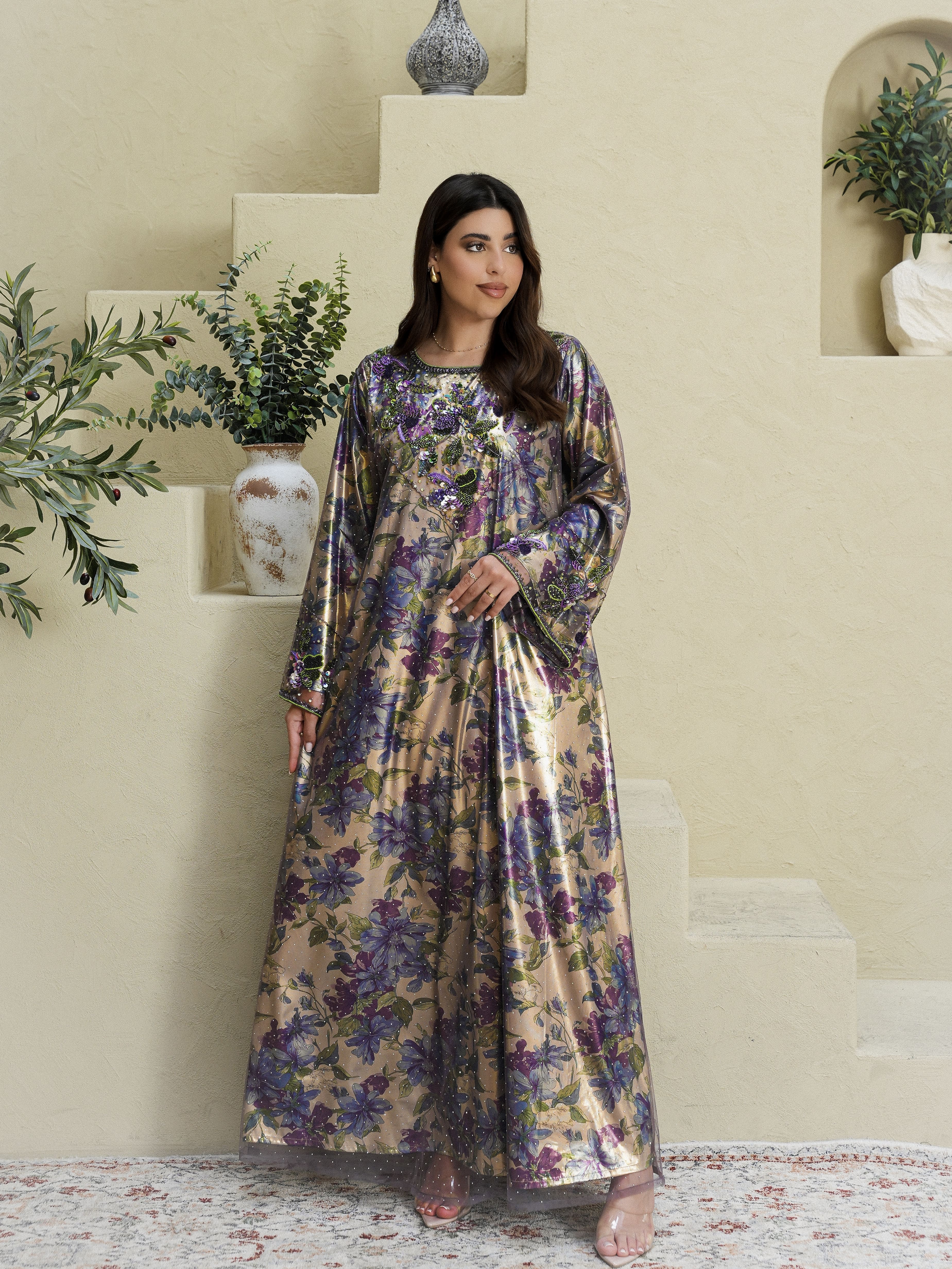 Violet Radiance Dress